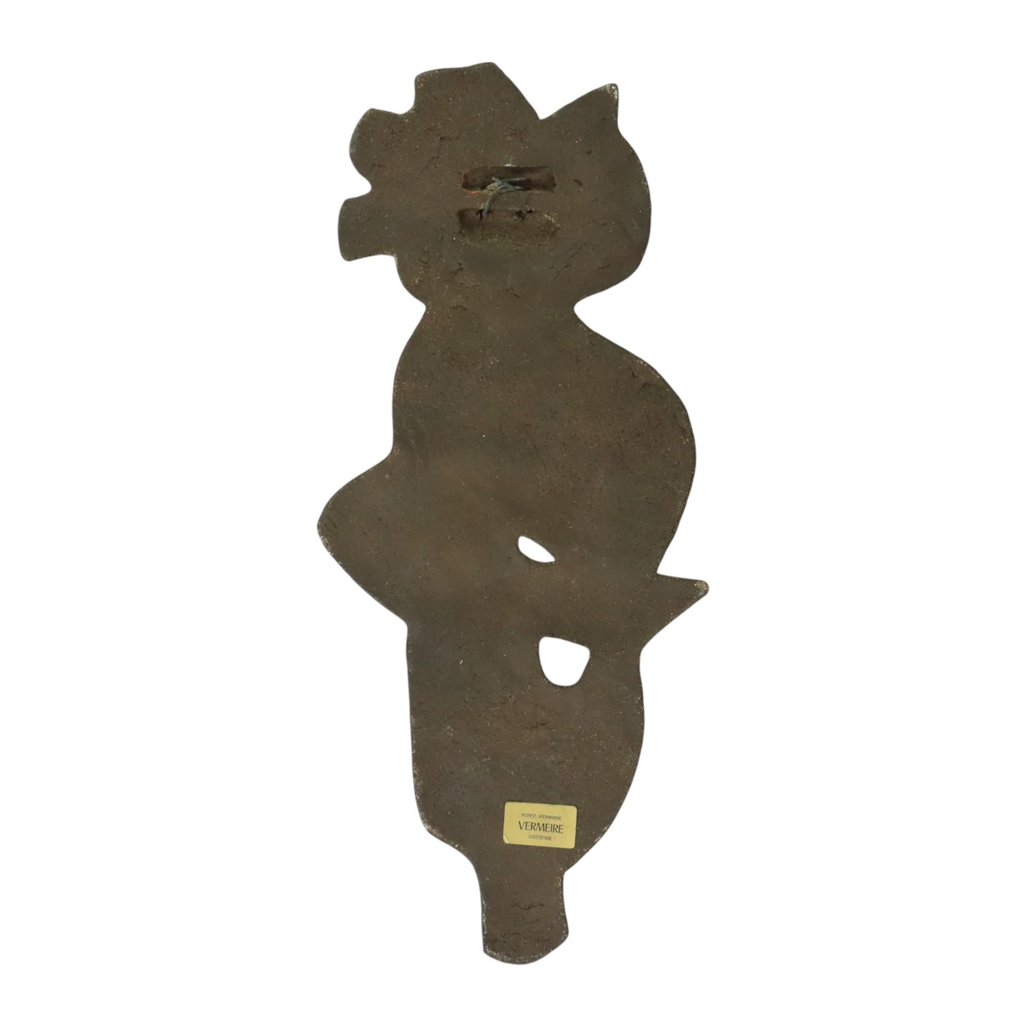 Fiori Opera d'arte in bassorilievo Paul Vermeire Perignem in vendita 5