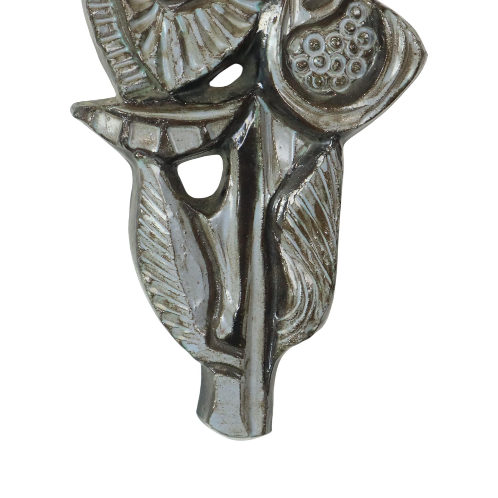 Fine XX secolo Fiori Opera d'arte in bassorilievo Paul Vermeire Perignem in vendita