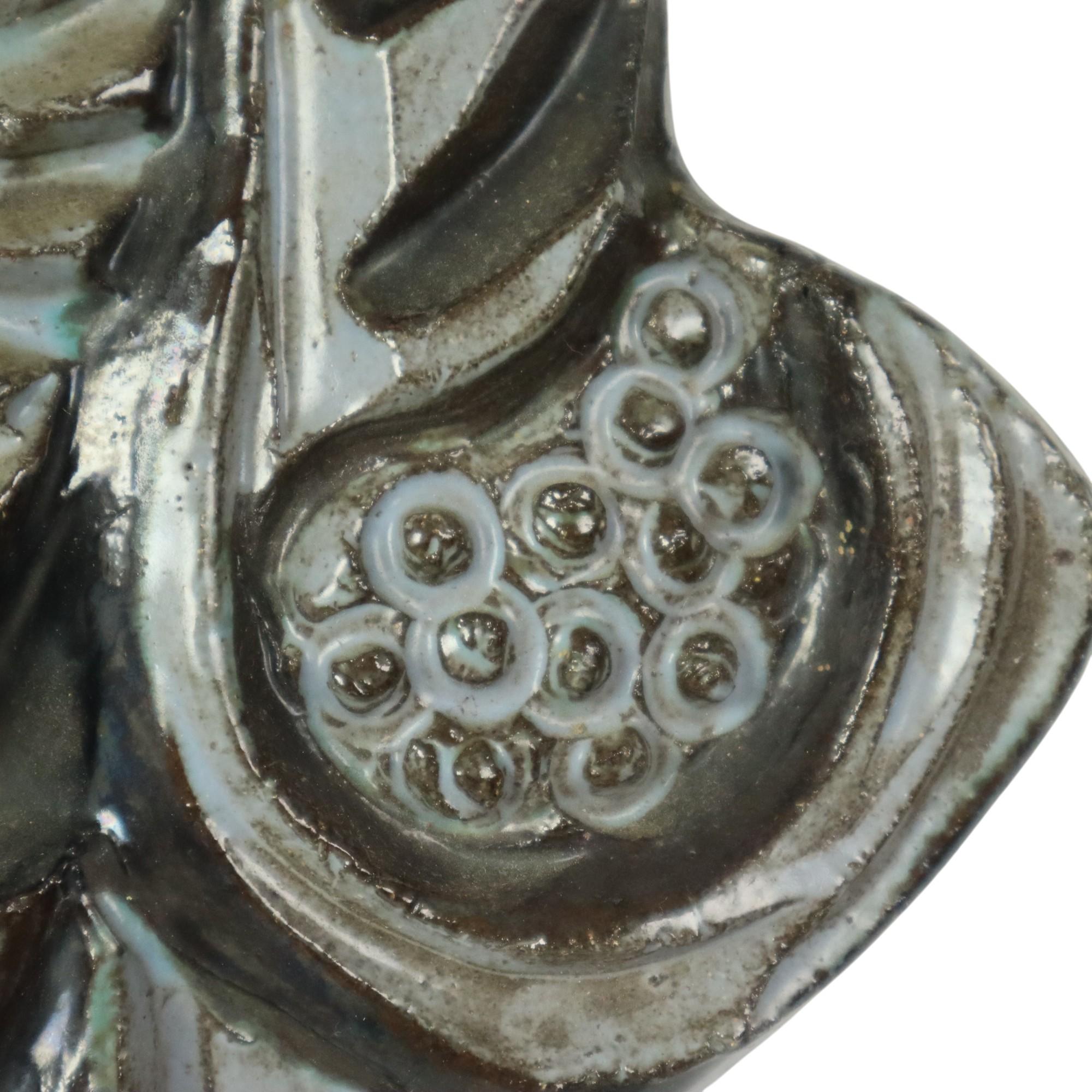 Fiori Opera d'arte in bassorilievo Paul Vermeire Perignem in vendita 2