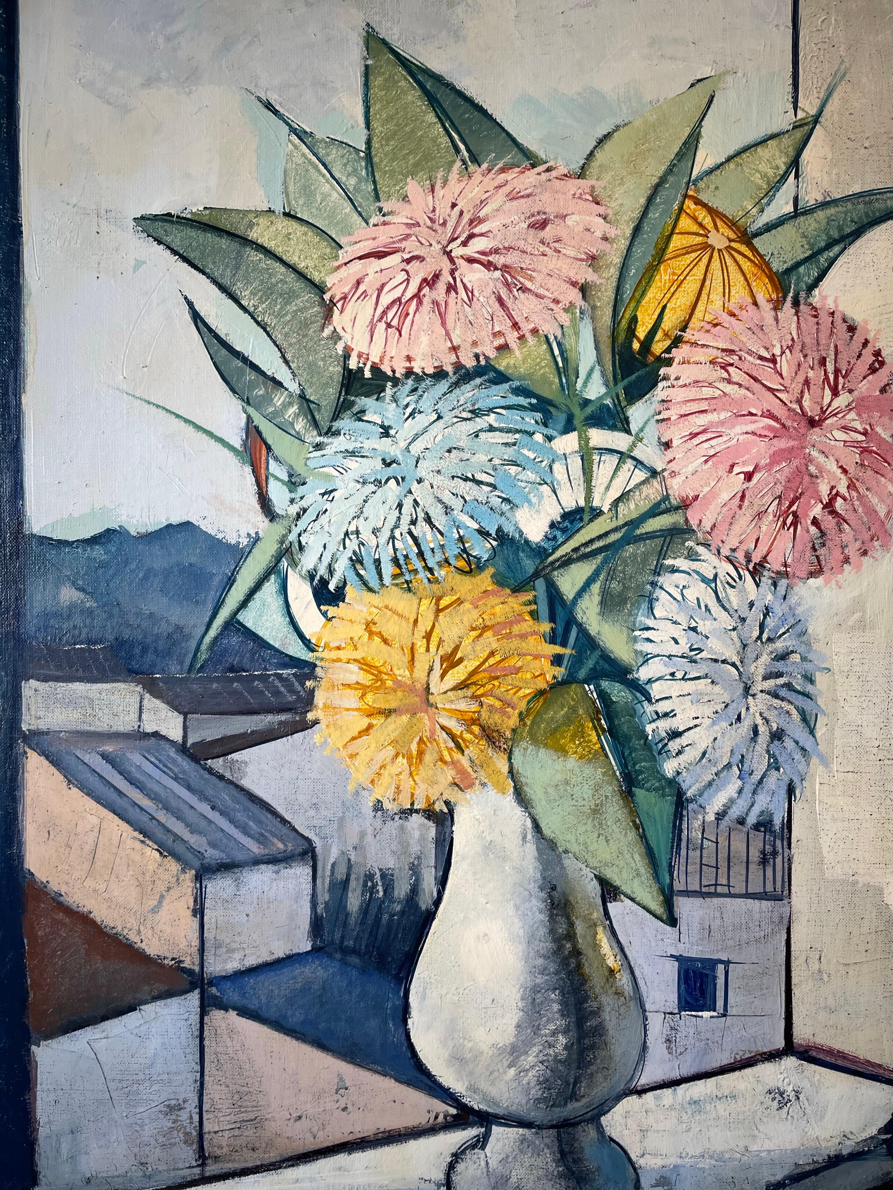 Mid-Century Modern Flowers by Charles Levier For Sale