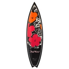Flowers (carbon) Surfboard after Andy Warhol