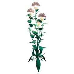 Flowers floor lamp made in repainted iron and designed in the 1960’