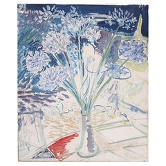 Flowers in a Glass Vase, Unsigned. Venice, 1947 Flowers in a Glass Vase, Unsigned. Venice, 1947