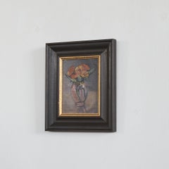 Flowers in a Vase Oil on Canvas