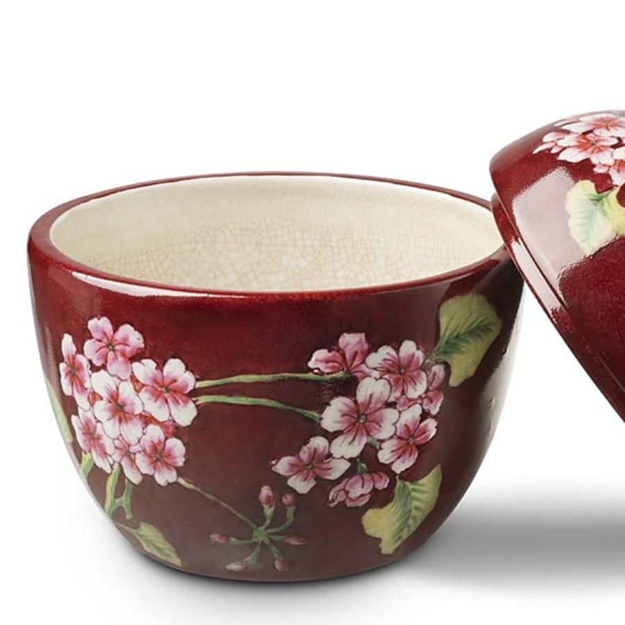 Italian Flowers Red Box For Sale