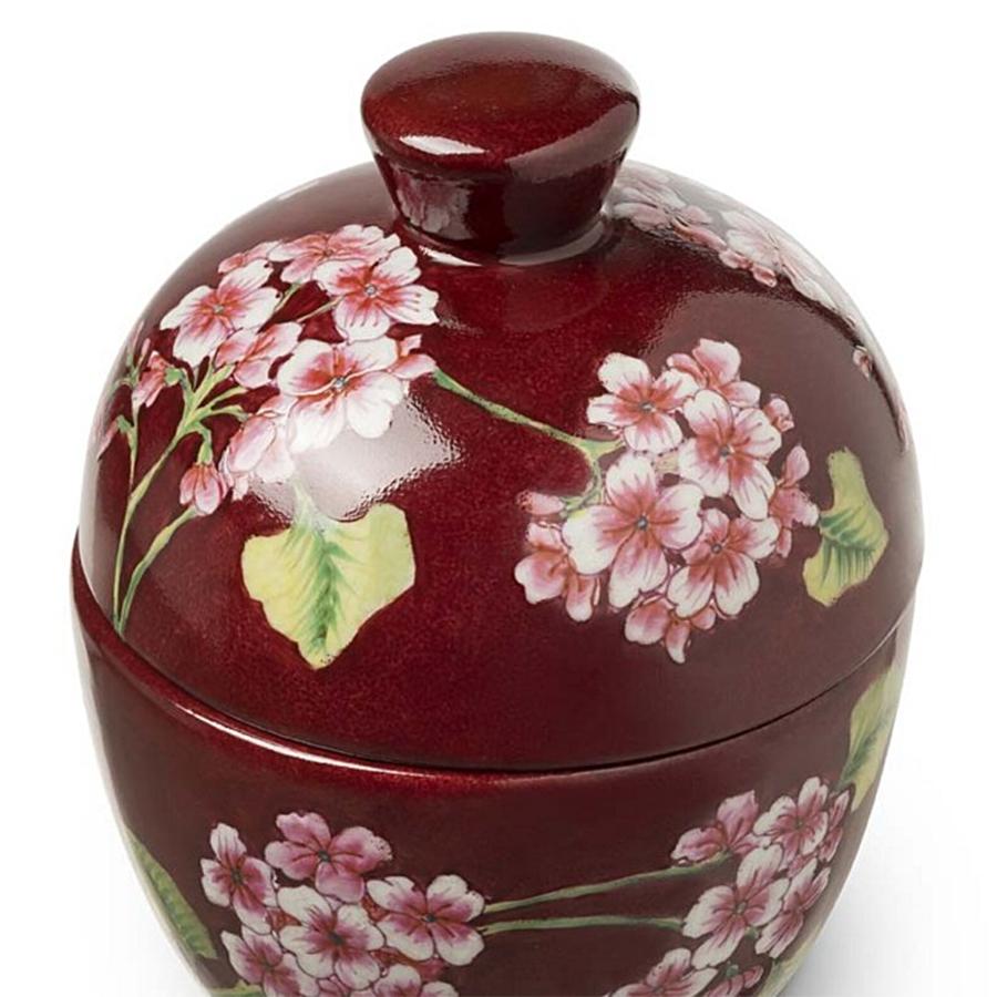 Hand-Crafted Flowers Red Box For Sale