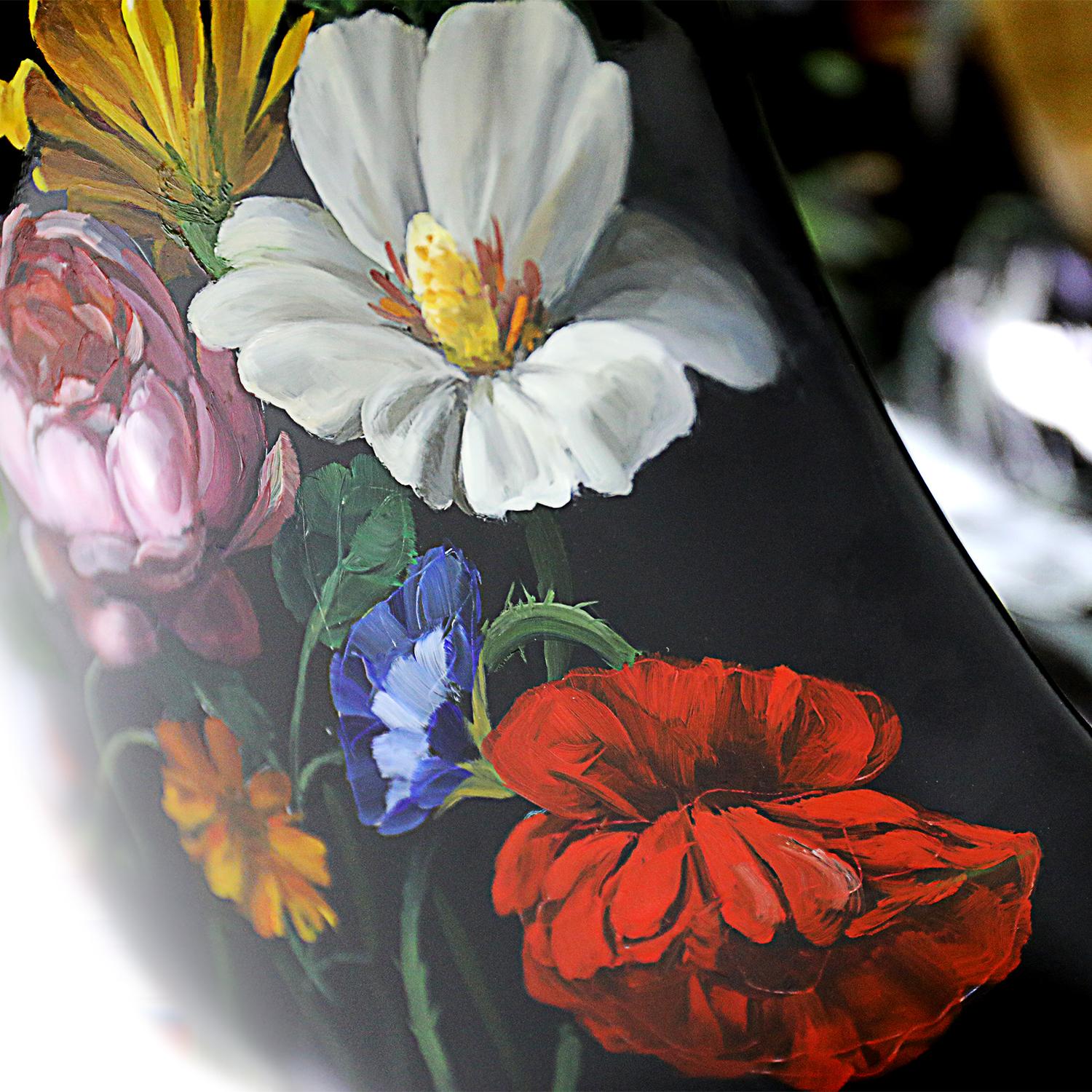 Tabouret à fleurs en vente 1