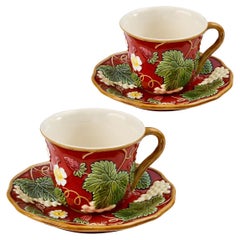 Flowery Tea Cups for 2 "George Sand"