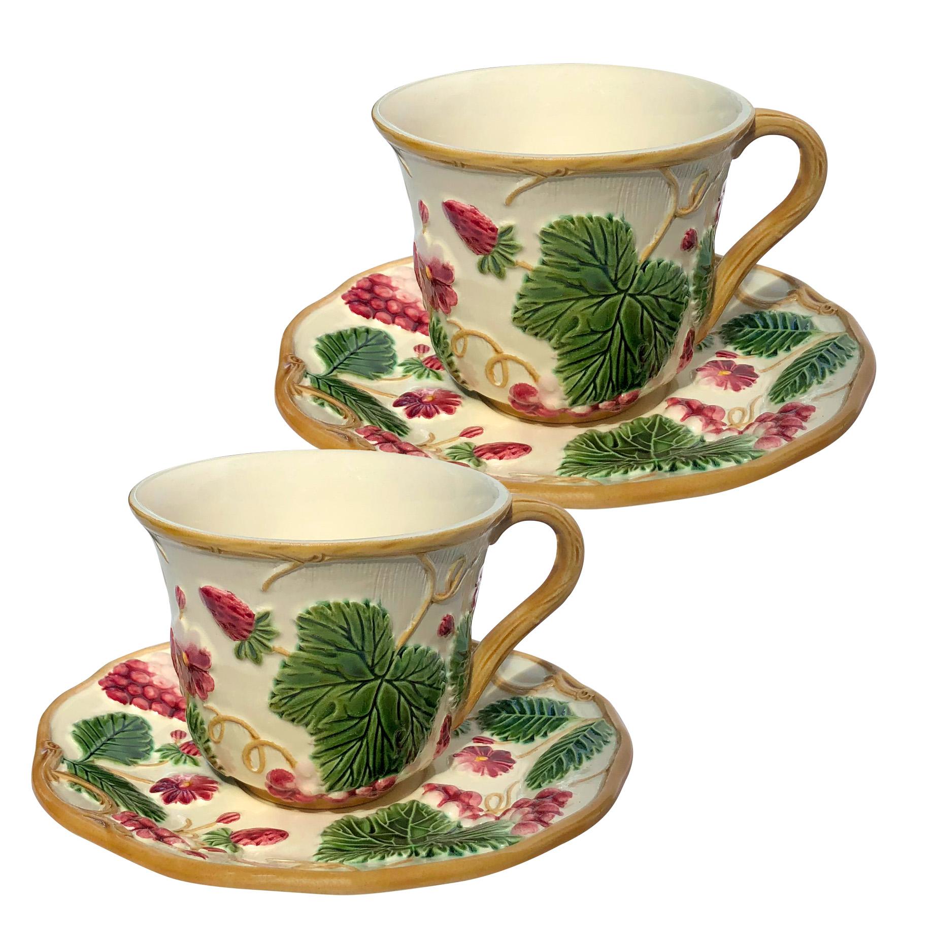 Blumen-Teekanne für 2 „George Sand“ aus weißer Farbe (Französisch) im Angebot