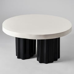 Flowing Black And White 100 Coffee Table by Perler