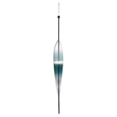 Lampe suspendue FLOW[T] S2 turquoise de Nao Tamura pour Wonderglass
