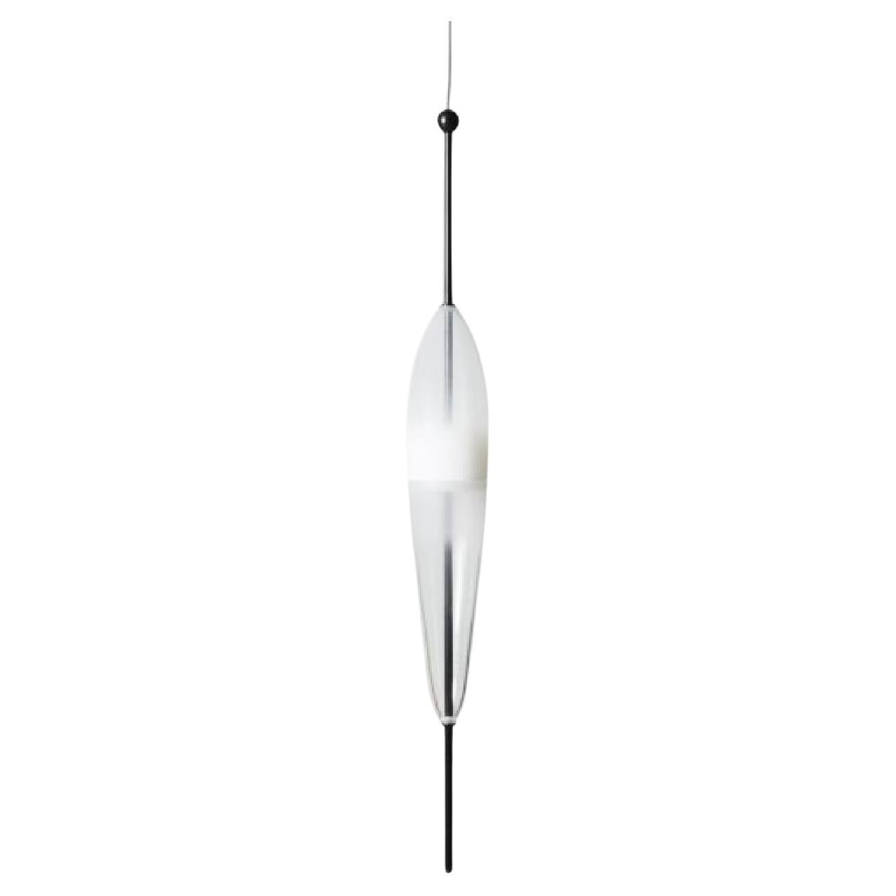 FLOW[T] S2 Pendant lamp in White by Nao Tamura for Wonderglass For Sale