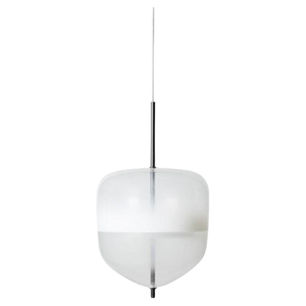 FLOW[T] S4 Pendant lamp in White by Nao Tamura for Wonderglass For Sale