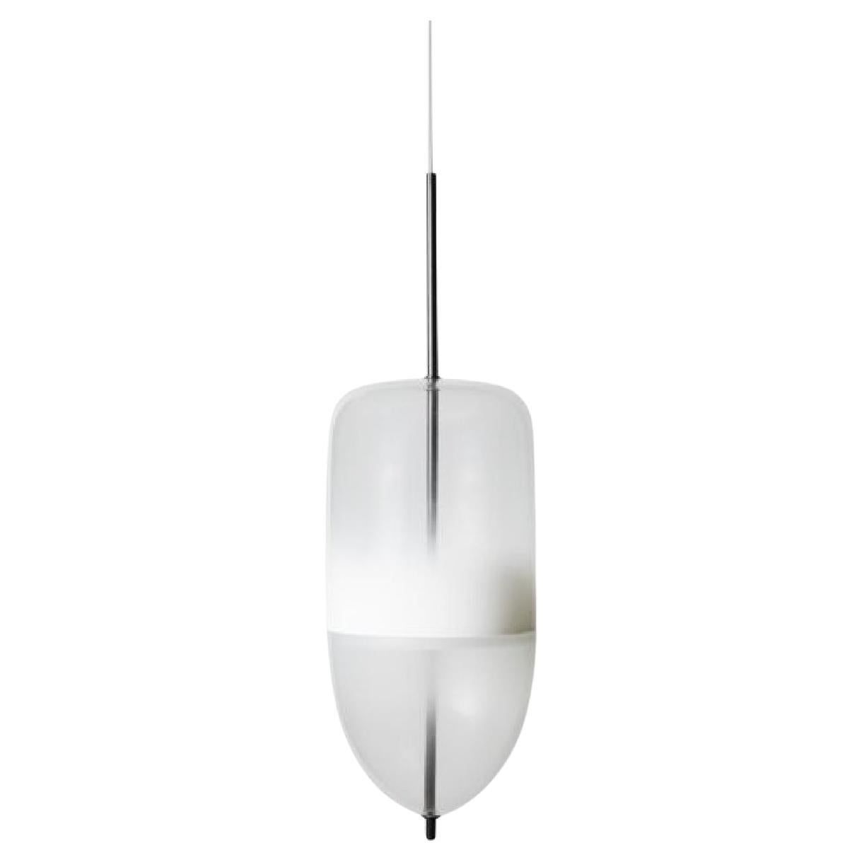 FLOW[T] S5 Pendant lamp in White by Nao Tamura for Wonderglass For Sale
