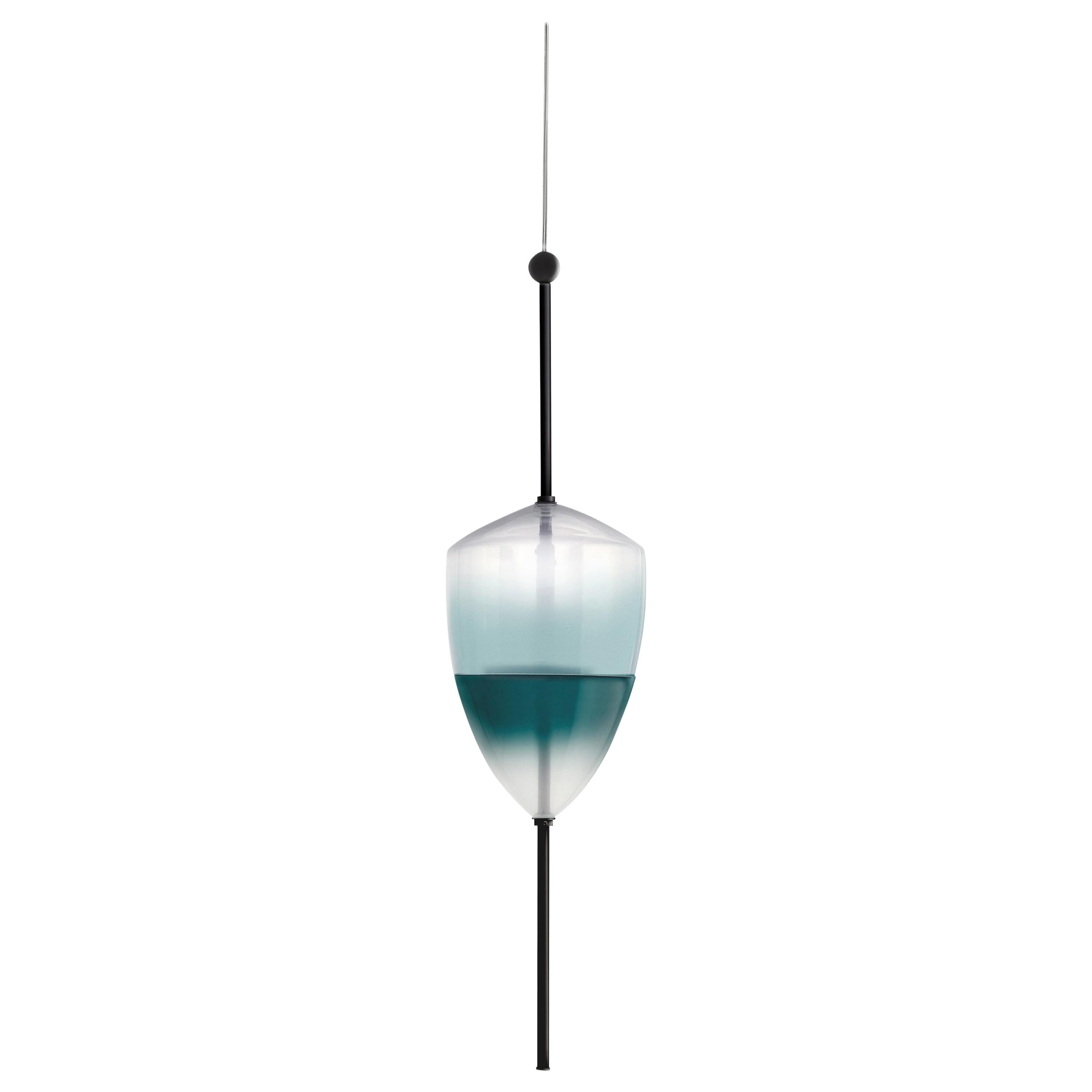 Flow[T] S6 by Nao Tamura — Murano Blown Glass Pendant Lamp For Sale
