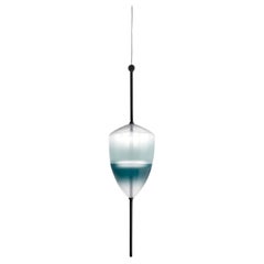 Lampe à suspension FLOW[T] S6 turquoise de Nao Tamura pour Wonderglass