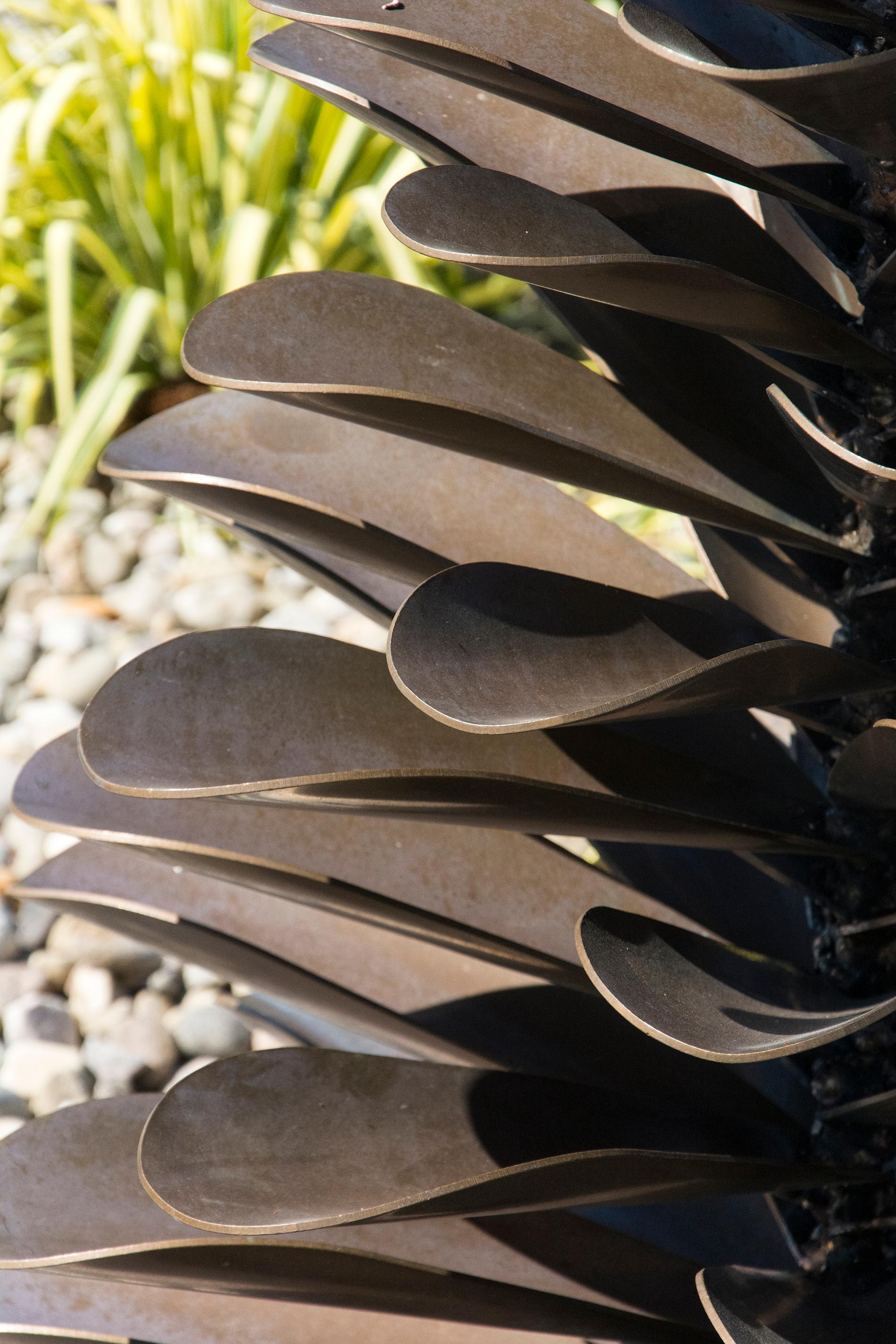 Bronze Cone - Contemporary Sculpture by Floyd Elzinga