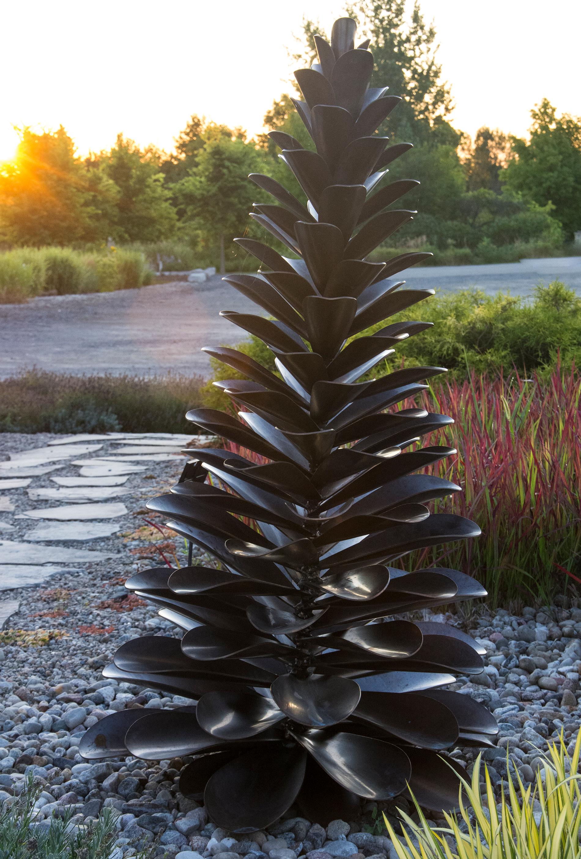 Floyd Elzinga Still-Life Sculpture - Bronze Cone