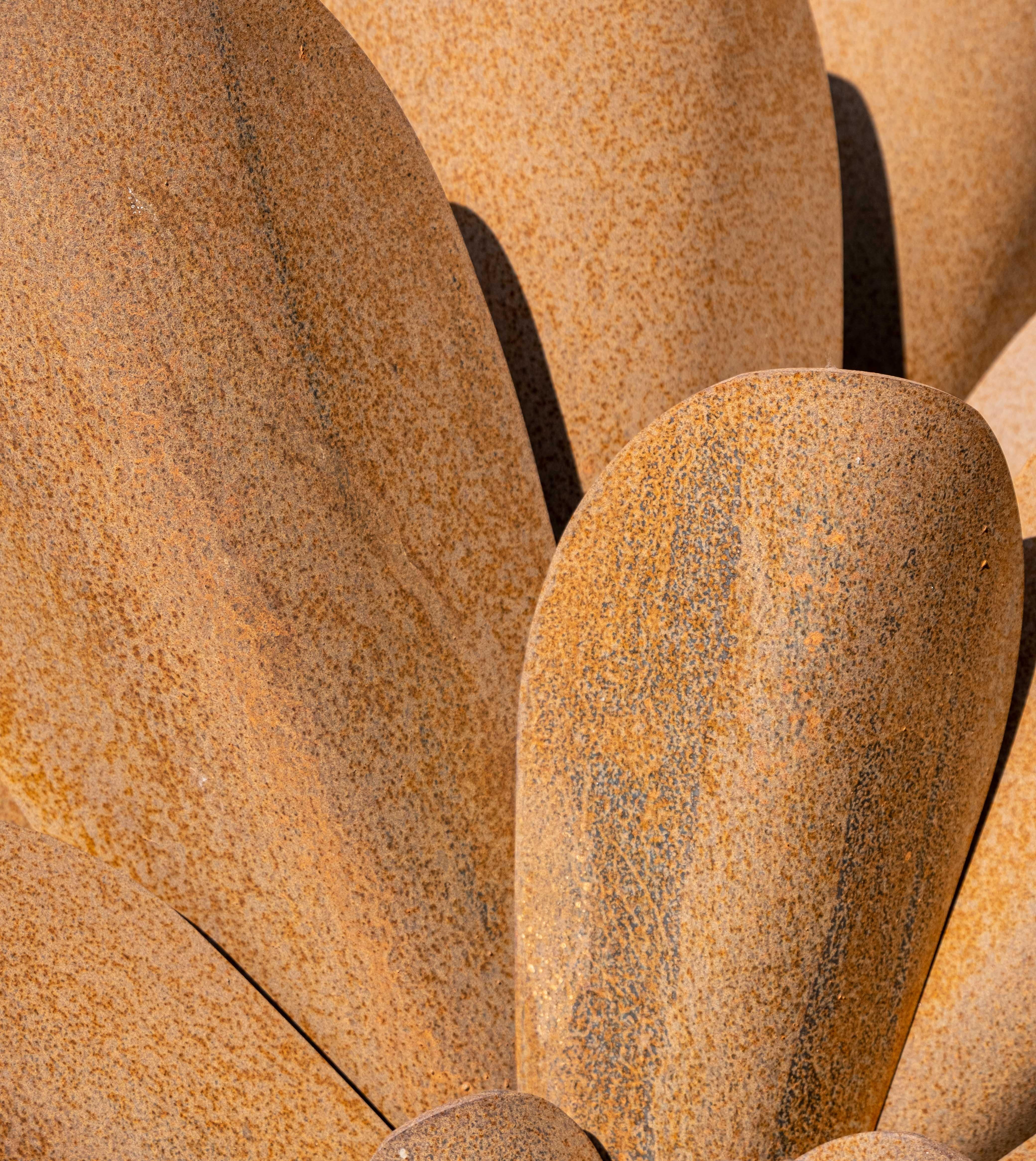 Pine Cone 22609 - large, naturally rusted, Corten steel, outdoor sculpture 1