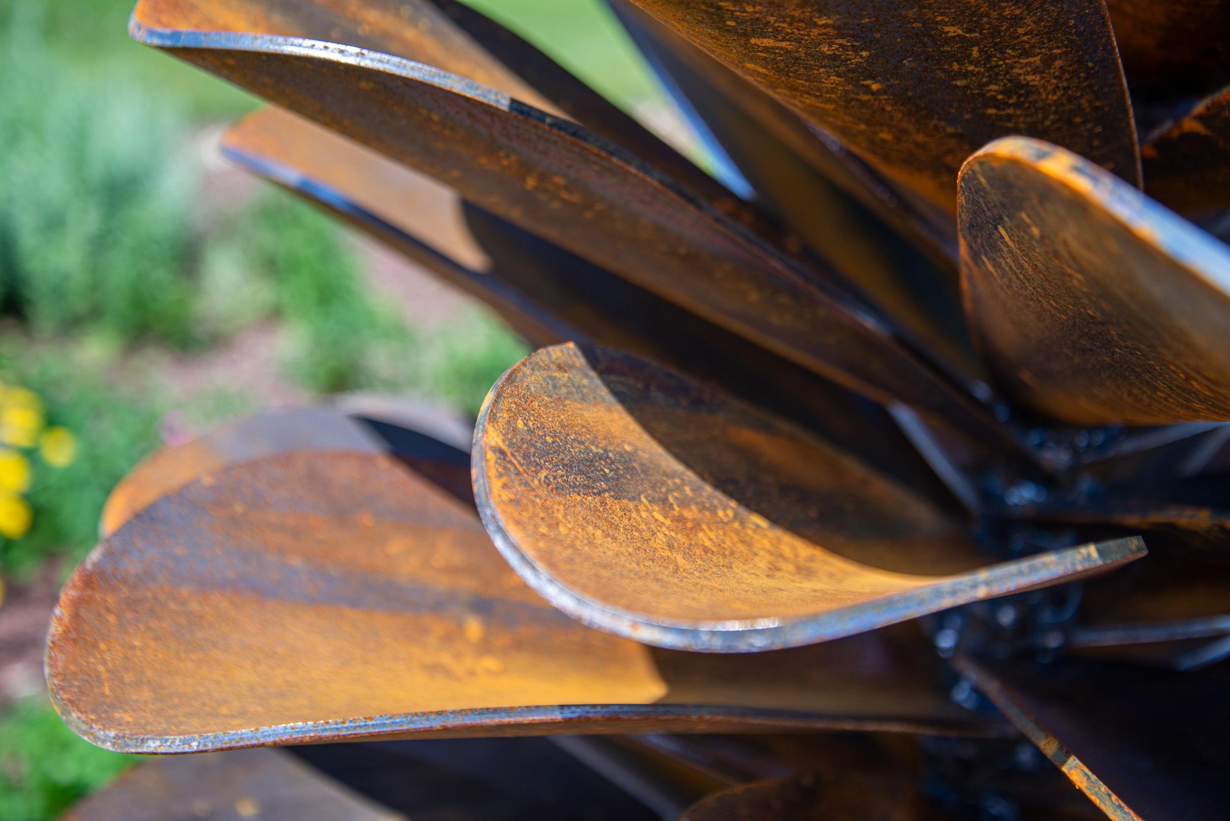 Pine Cone 24-240 - large, rusted, contemporary, Corten steel, outdoor sculpture For Sale 5
