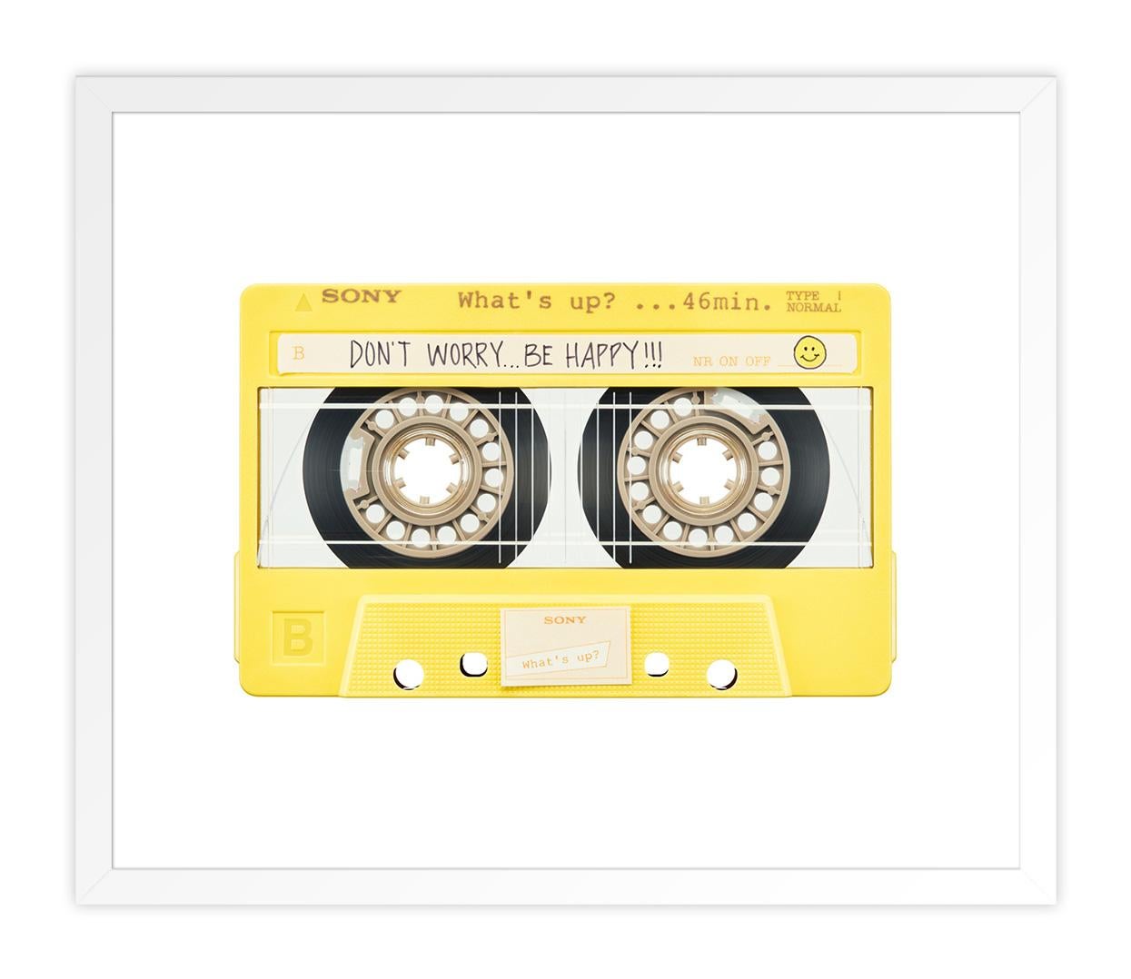 Worry Be Happy, Don't Worry (Gelb), Still-Life Photograph, von Floyd P. Stanley