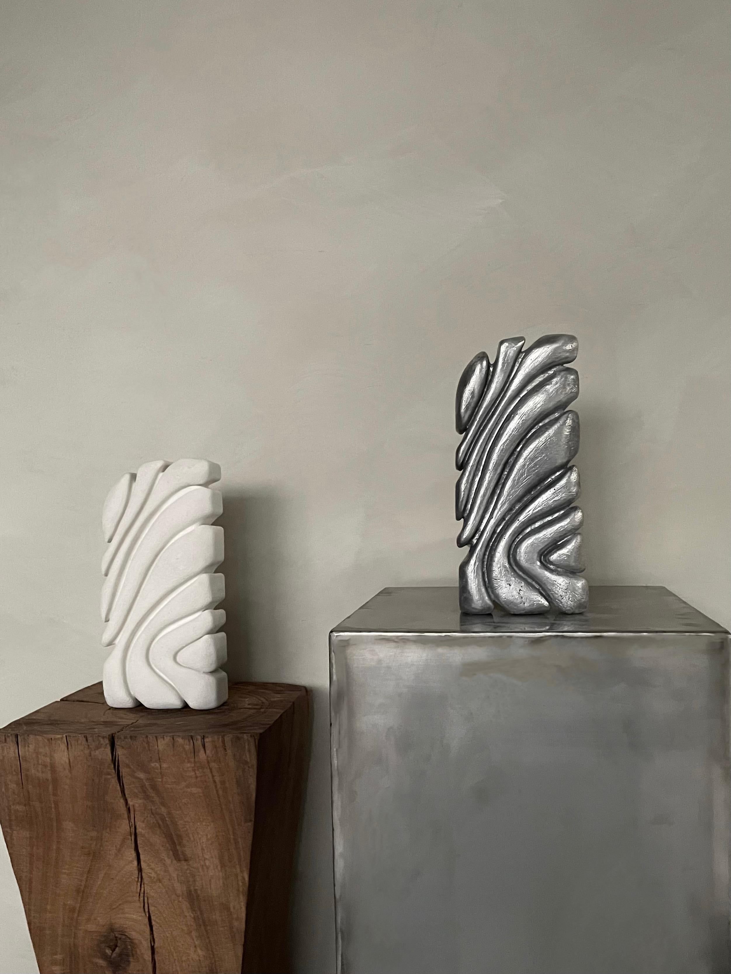 Fluentem Creatura Aluminum Wall Sculpture by Eline Baas For Sale 4