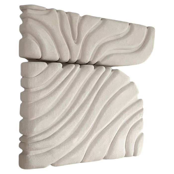 Fluentem Creatura Carrara Wall Sculpture by Eline Baas For Sale at 1stDibs