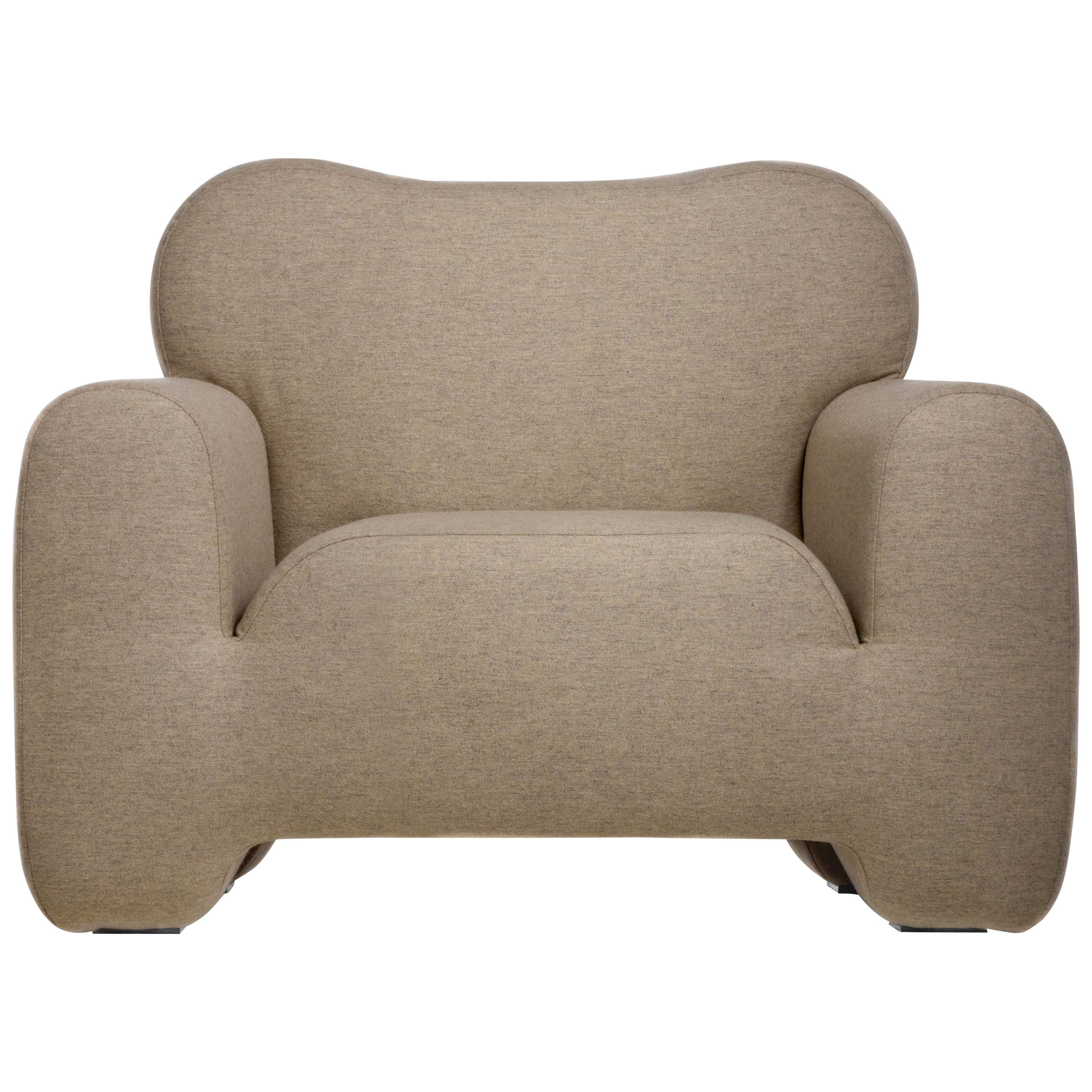 Fluffy Contemporary Armchair by Faina For Sale