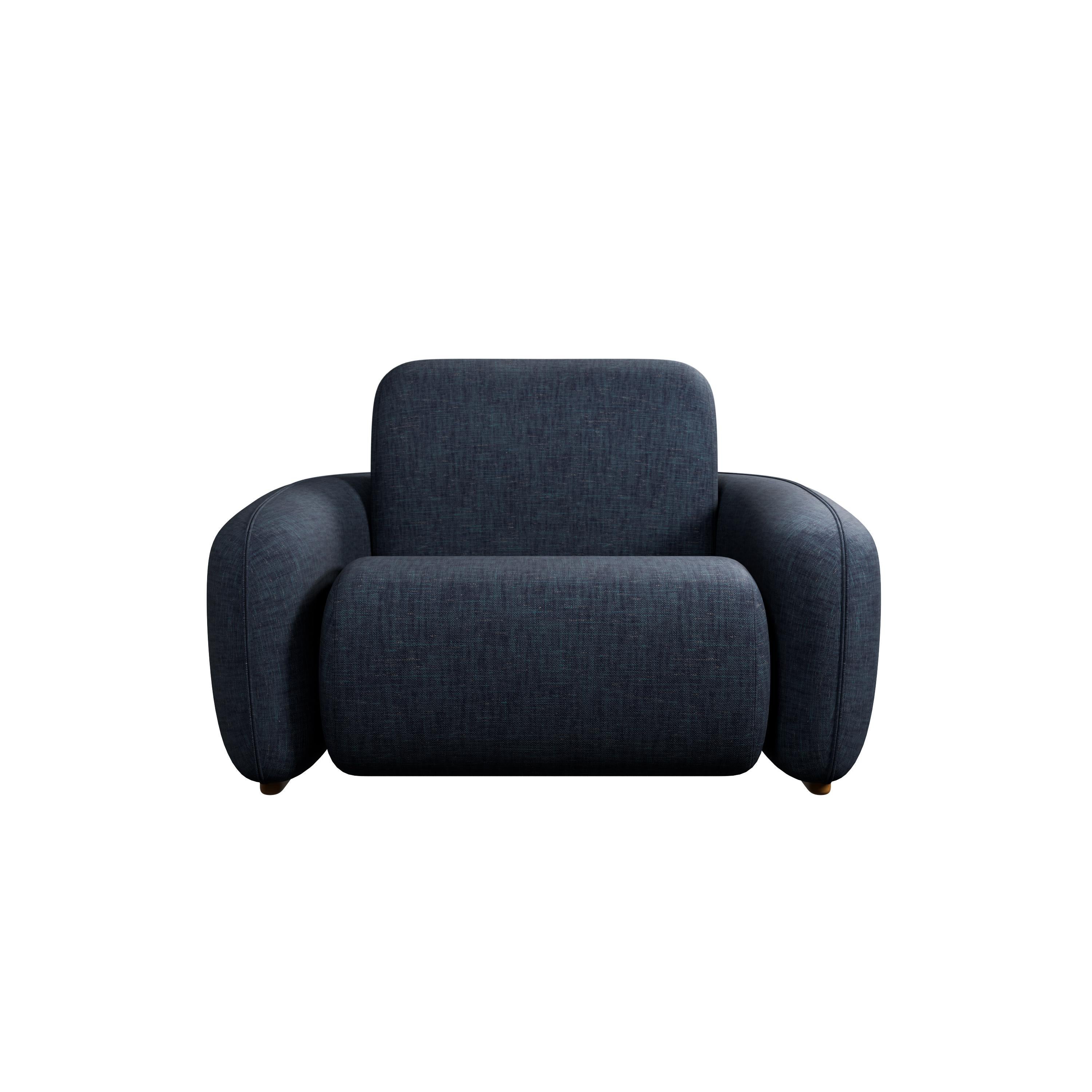 Voici le fauteuil Cotton, un chef-d'œuvre de confort luxueux et de design élégant. Ce fauteuil vous invite à vous enfoncer dans ses coussins somptueusement moelleux, offrant une expérience inégalée de relaxation et de tranquillité. Nommé d'après son