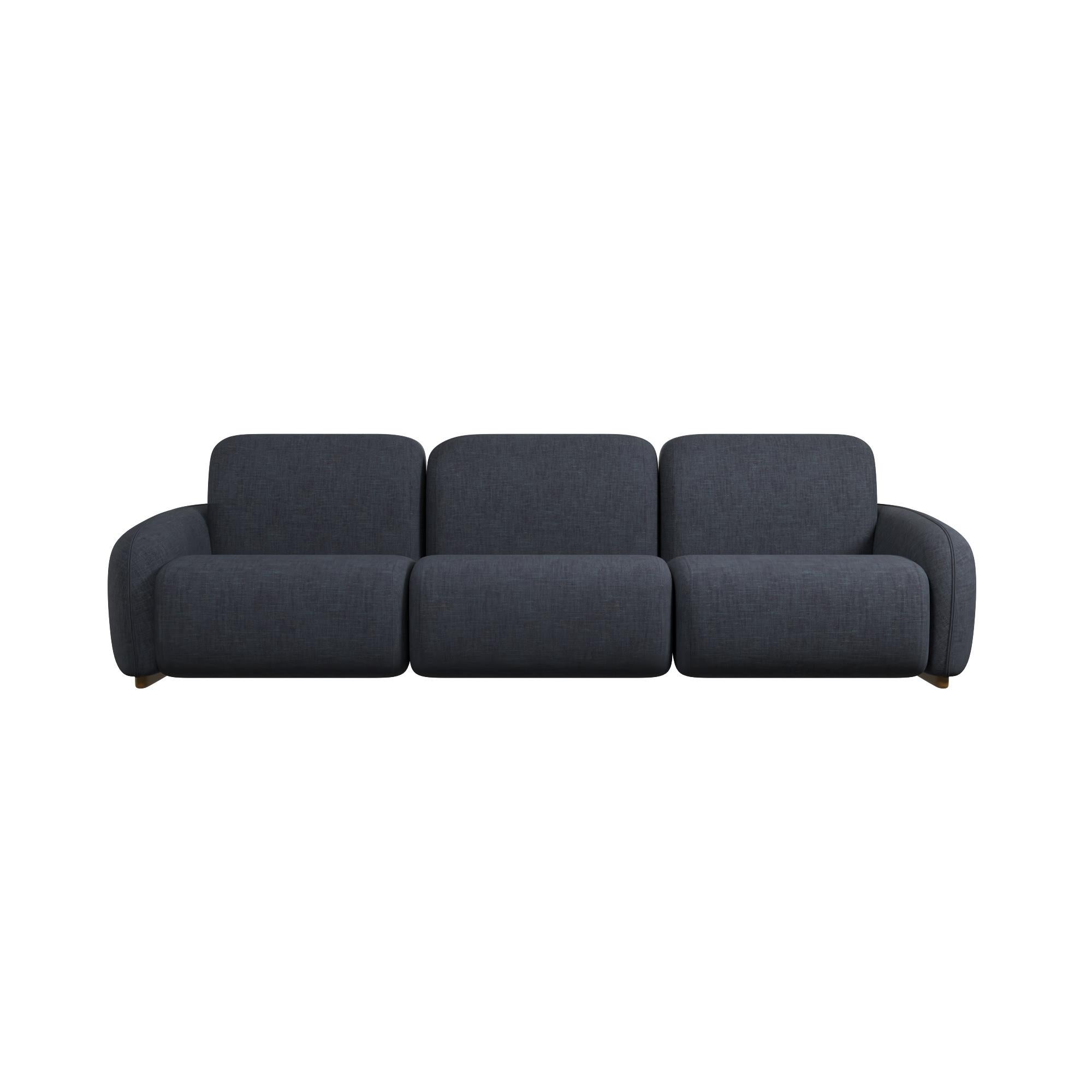 Voici le canapé Cotton, un chef-d'œuvre de confort luxueux et de design élégant. Ce canapé vous invite à vous enfoncer dans ses coussins somptueusement moelleux, offrant une expérience de relaxation et de tranquillité sans précédent. Nommé d'après