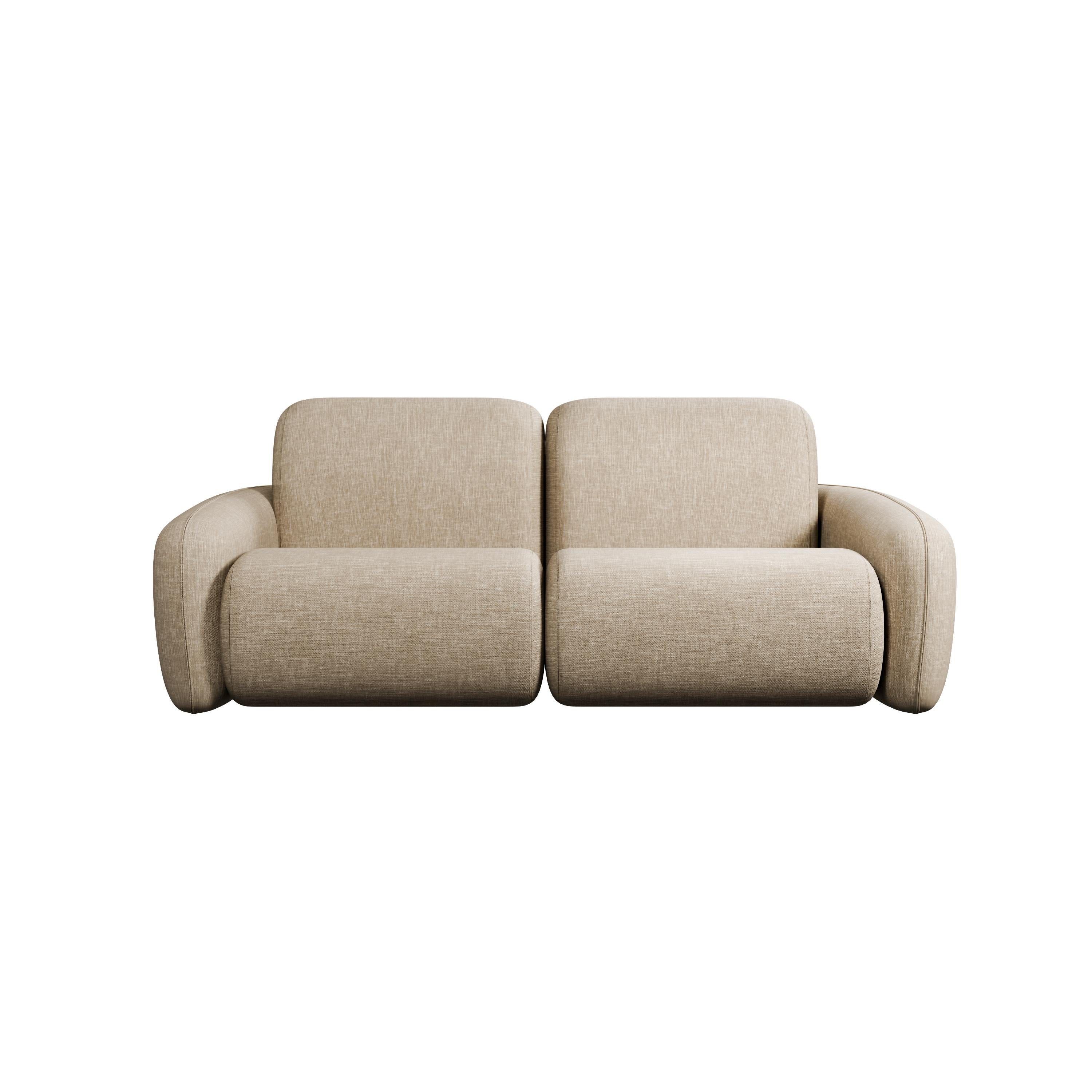 Voici le canapé Cotton, un chef-d'œuvre de confort luxueux et de design élégant. Ce canapé vous invite à vous enfoncer dans ses coussins somptueusement moelleux, offrant une expérience de relaxation et de tranquillité sans précédent. Nommé d'après