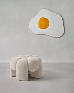 fluffy puffy 'Big Marshmallow' pouf