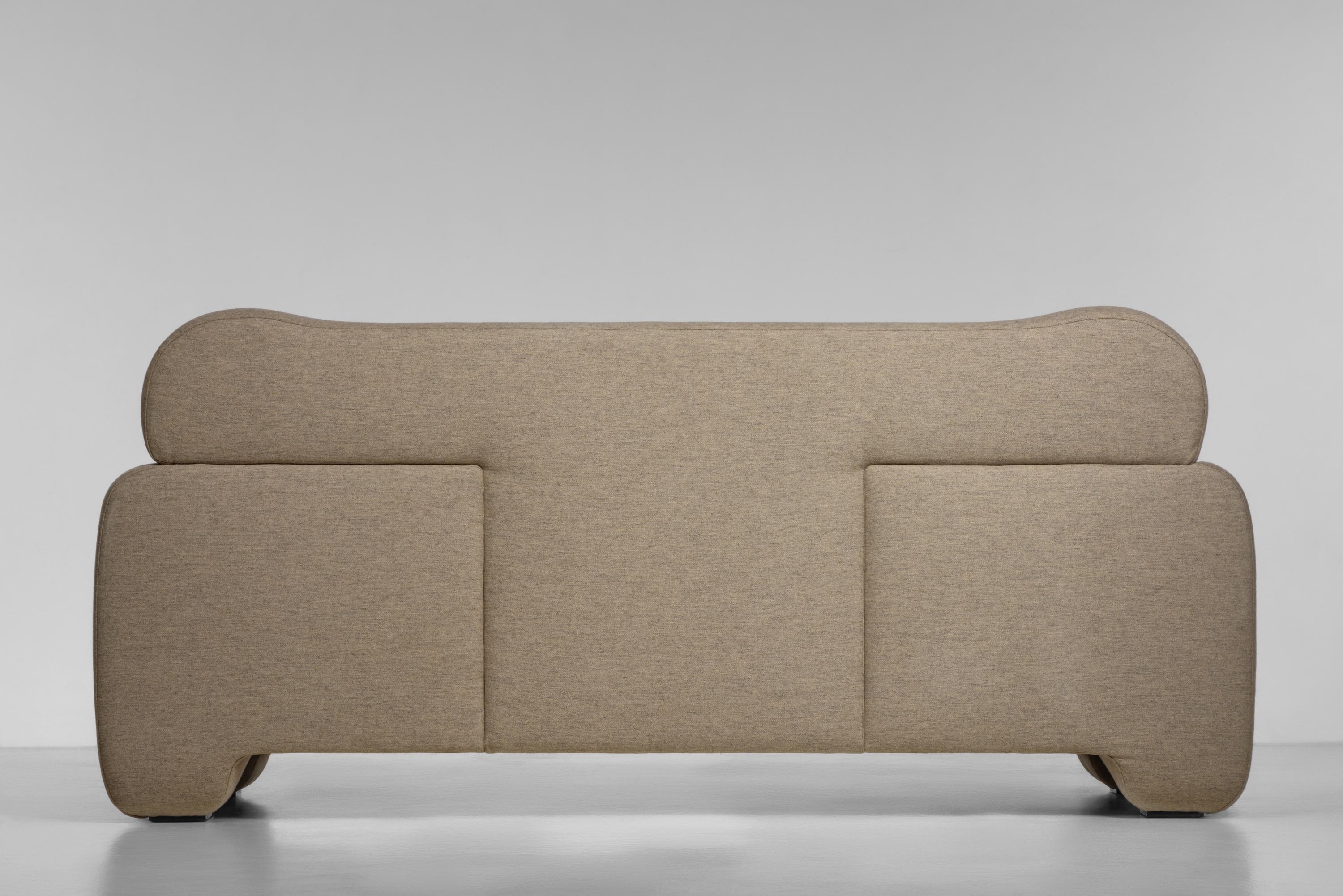 Fluffy Sofa by FAINA
Design: Victoriya Yakusha
Material: Textiles, Foam rubber, Sintepon, Wood
Dimensions: 180 × 84 × 90 cm, 35 Kg 

w 240 cm available, please contact us.

In search of new-old design messages, Victoria Yakusha conducted a study of
