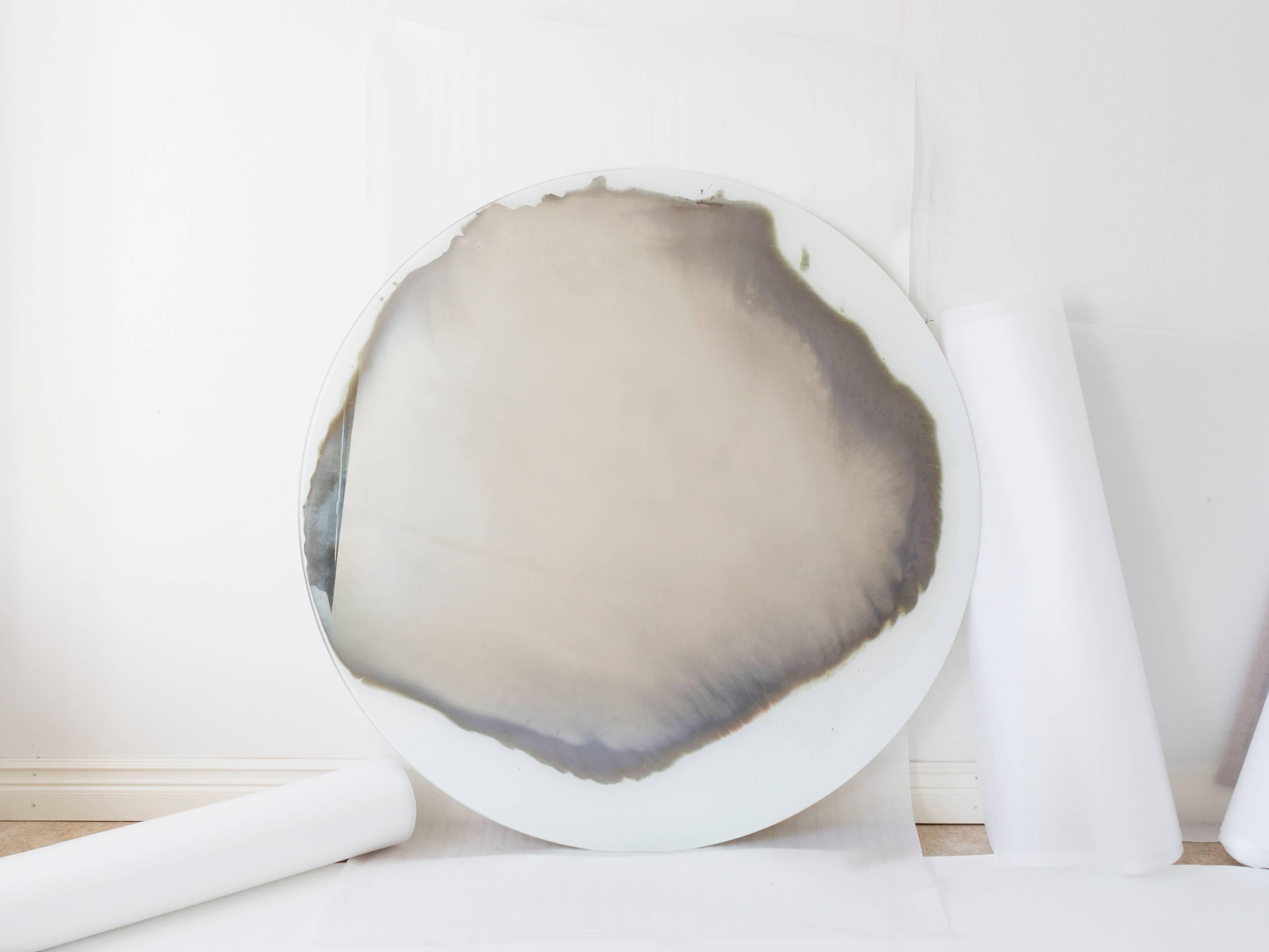 Silver lacquer mirrors by Jenny Nordberg

During the summer of 2014 while working with the project “3 to 5 Seconds – Rapid handmade production” Jenny Nordberg researched ancient mirror making. The process and outcome was captivating and Nordberg