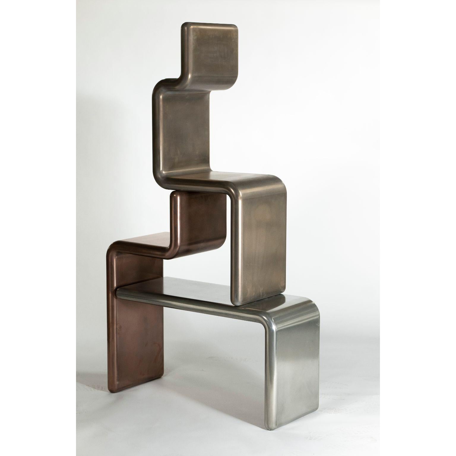 Italian Fluid Shelf by Roberto Giacomucci For Sale