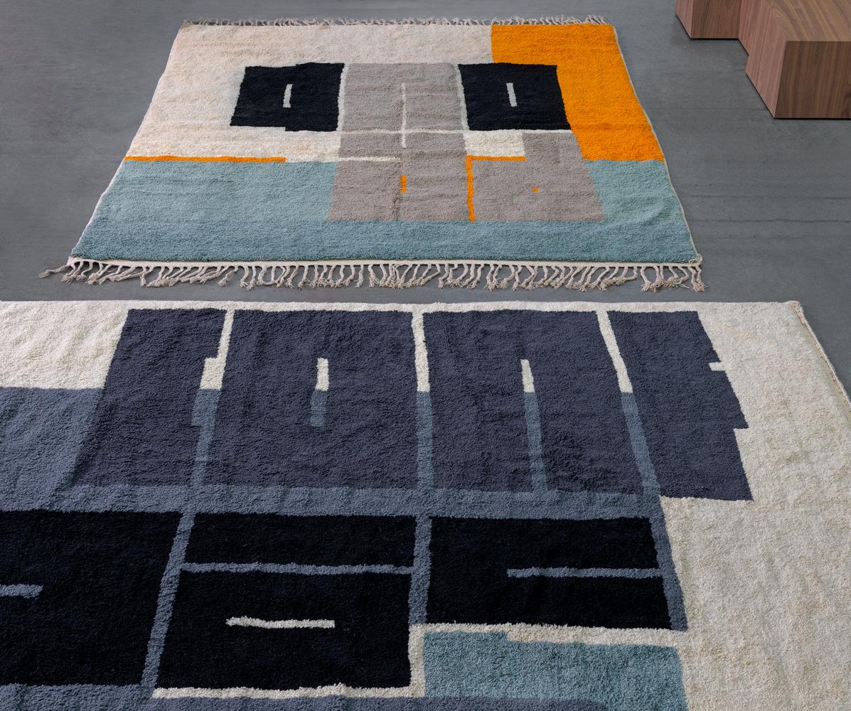 Fluidity Confusion Rug by Geke Lensink In New Condition For Sale In Geneve, CH