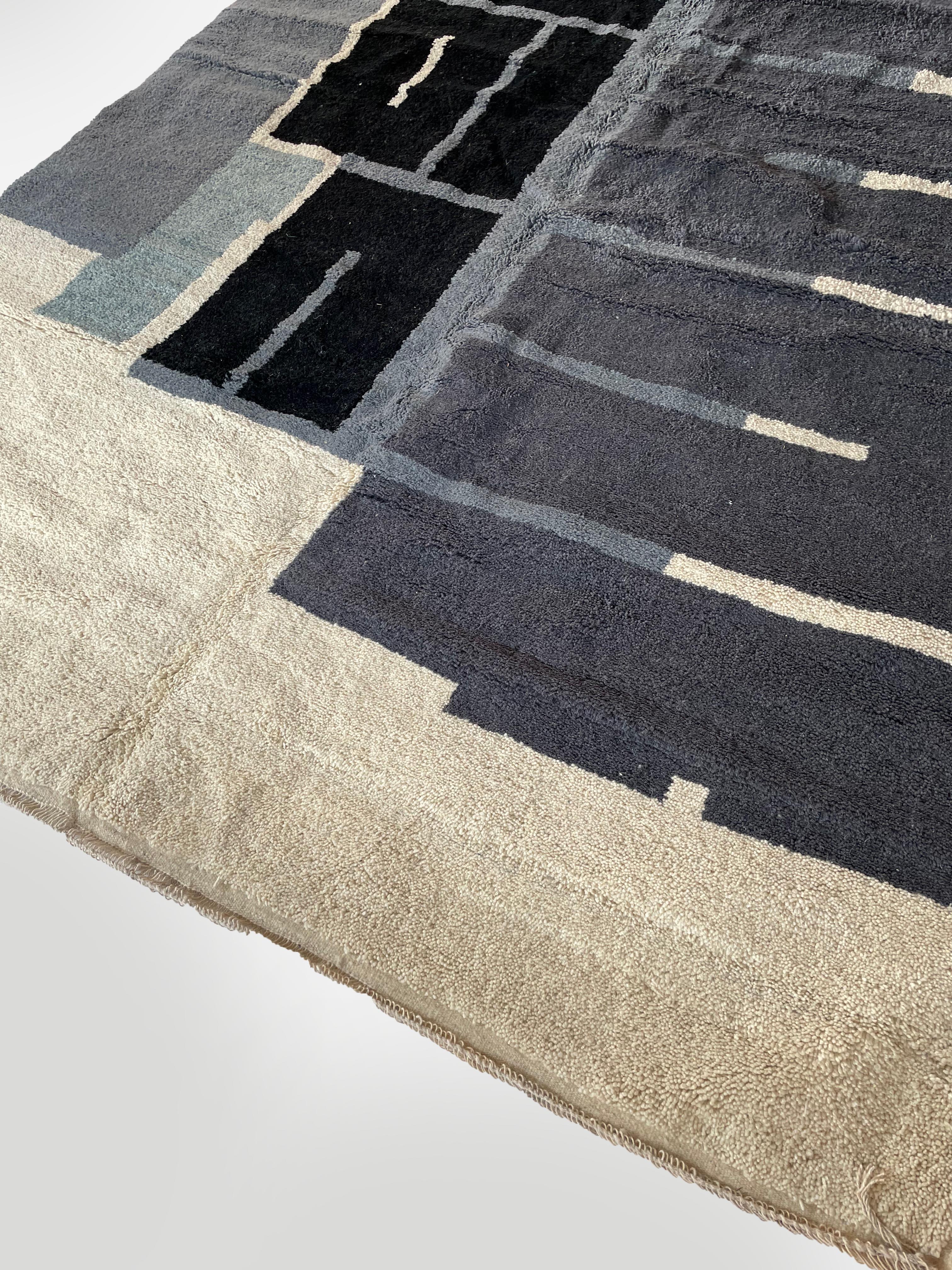 Fluidity Confusion Rug by Geke Lensink For Sale 1