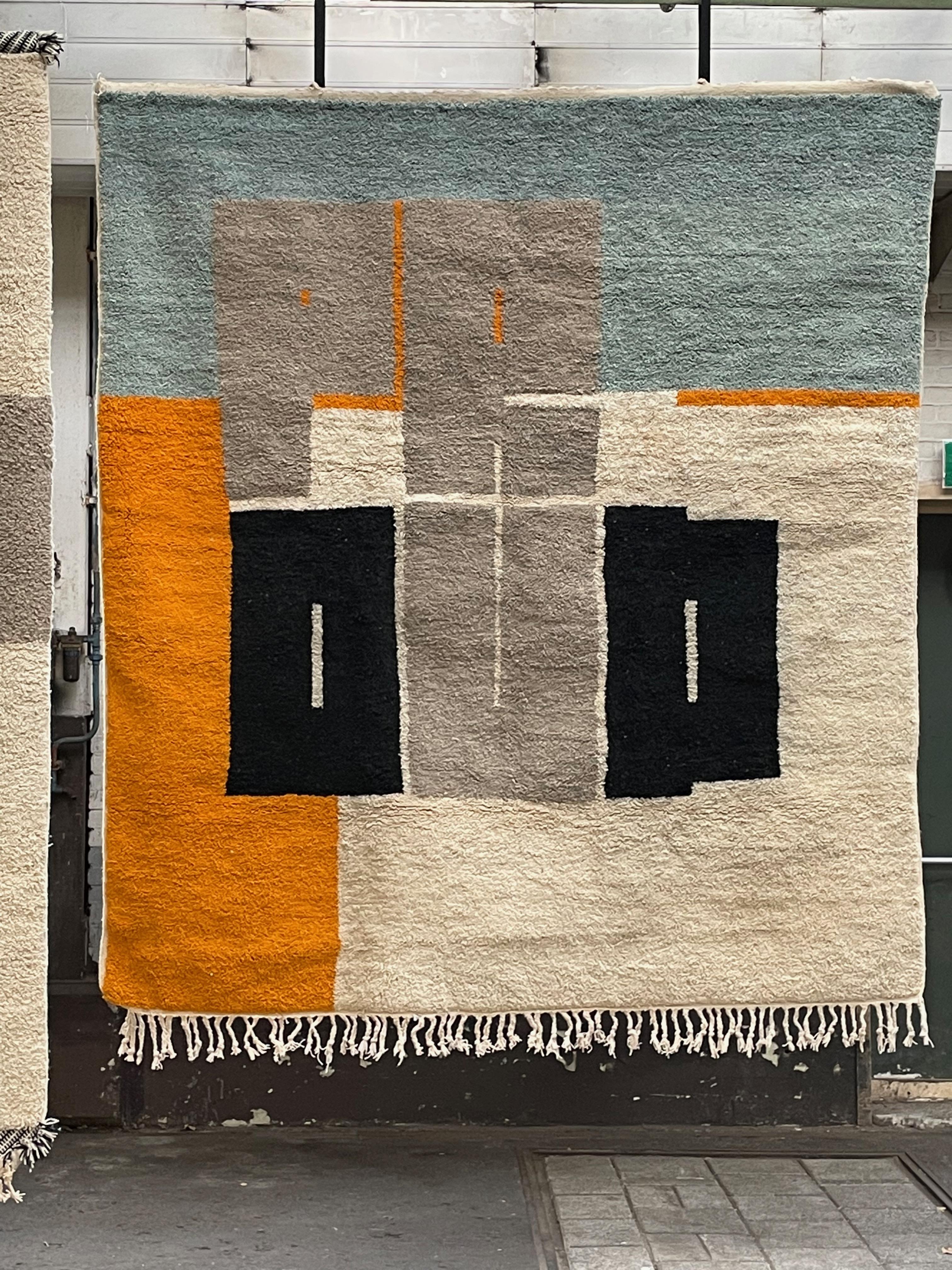 Fluidity Proud Rug by Geke Lensink In New Condition For Sale In Geneve, CH