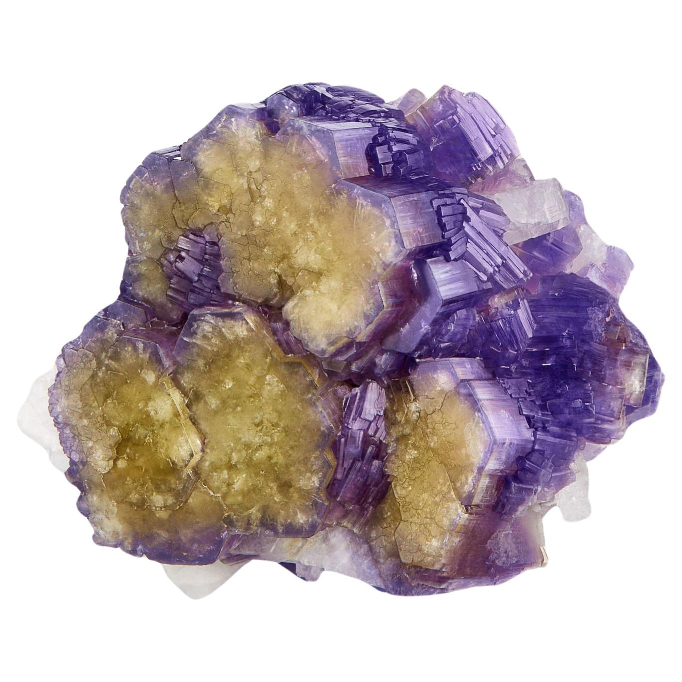 Fluorapatite (bi-color) with Cleavelandite, Afghanistan For Sale