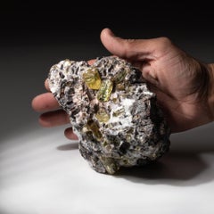 Fluorapatite crystals in Quartz from Cerro de Mercado, Durango, Mexico