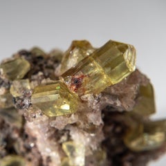 Fluorapatite Crystals in Quartz from Cerro de Mercado, Durango, Mexico