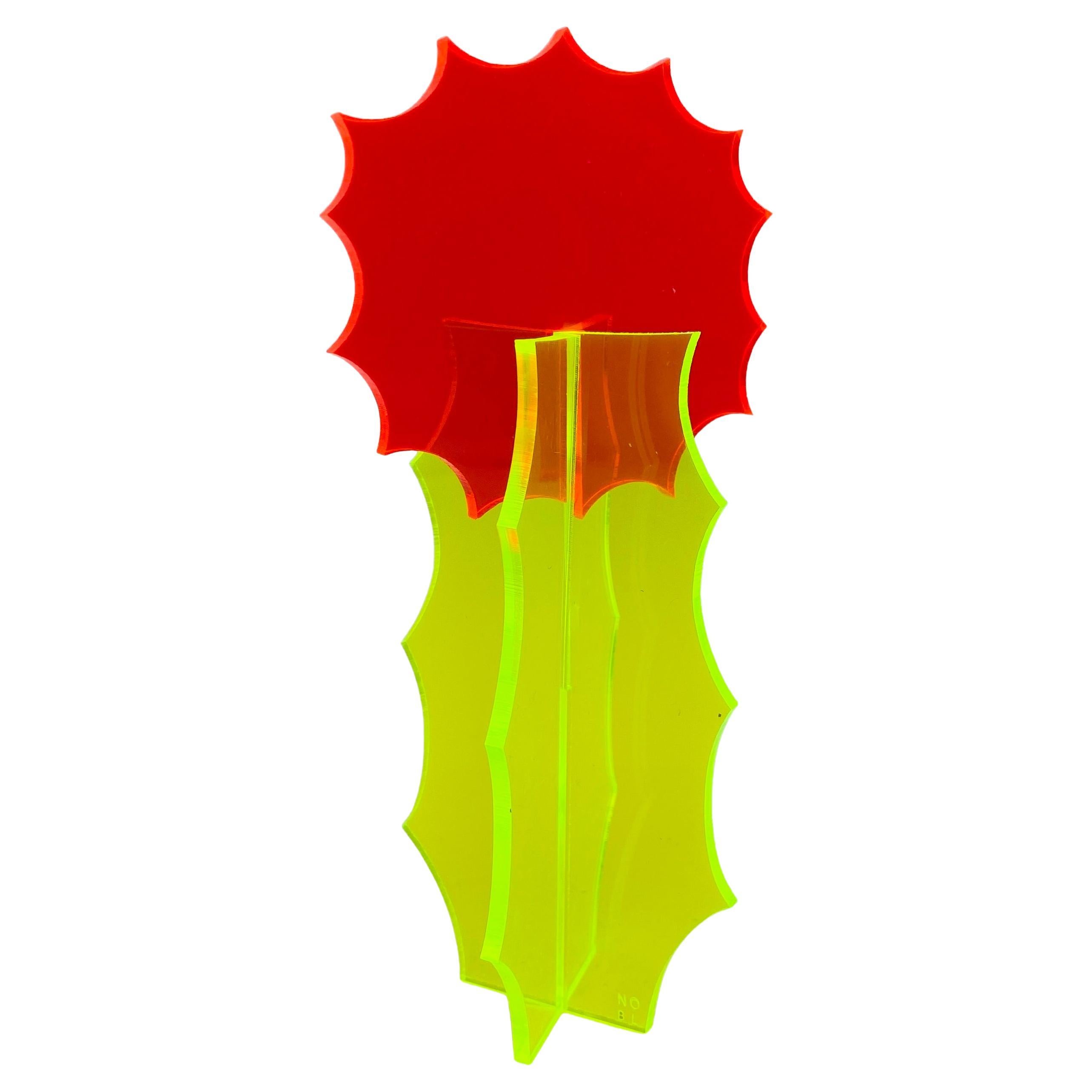 Fluoreszierende Kaktus-Skulptur von Nobel Truong