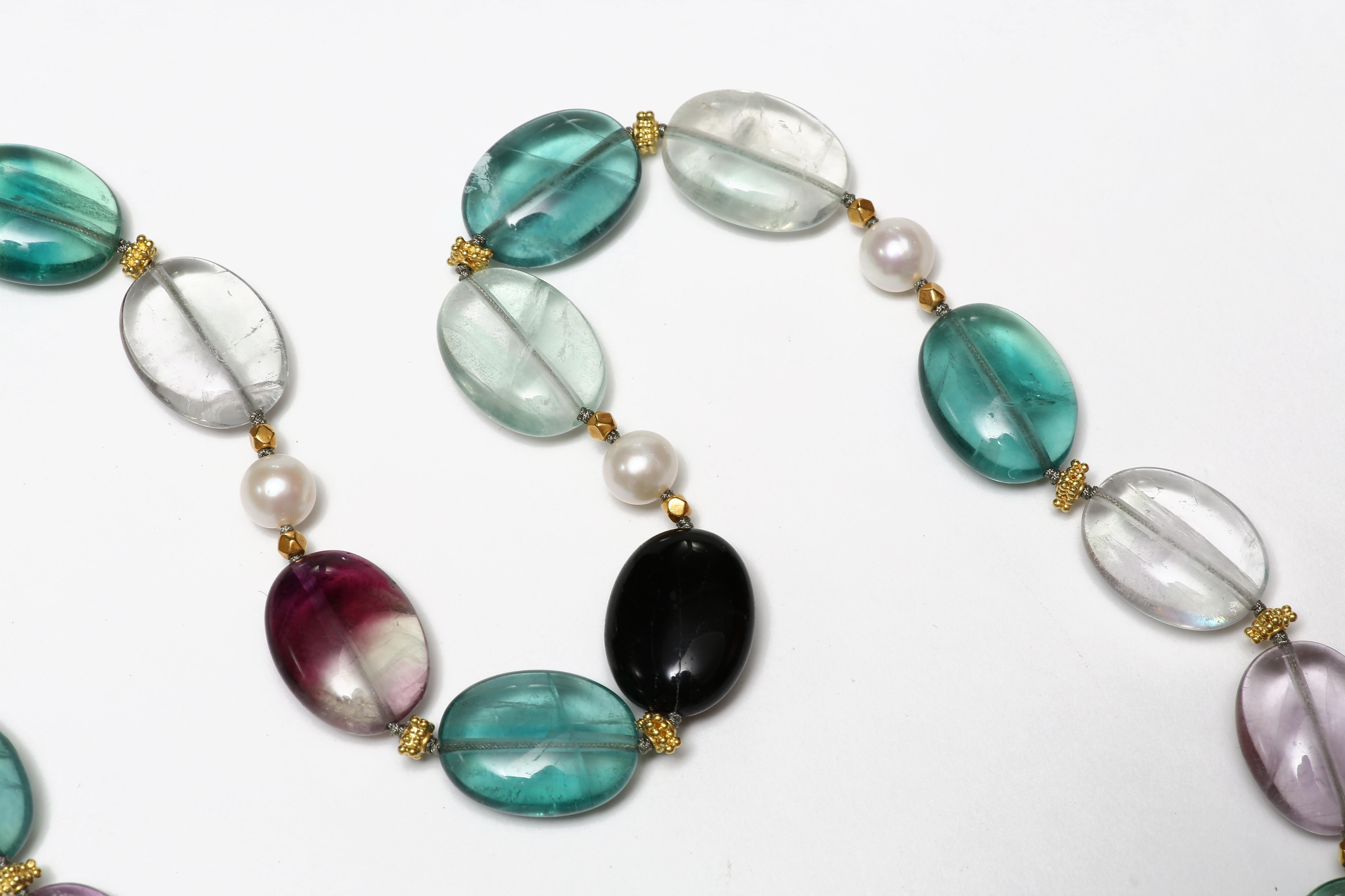 fluorite necklaces