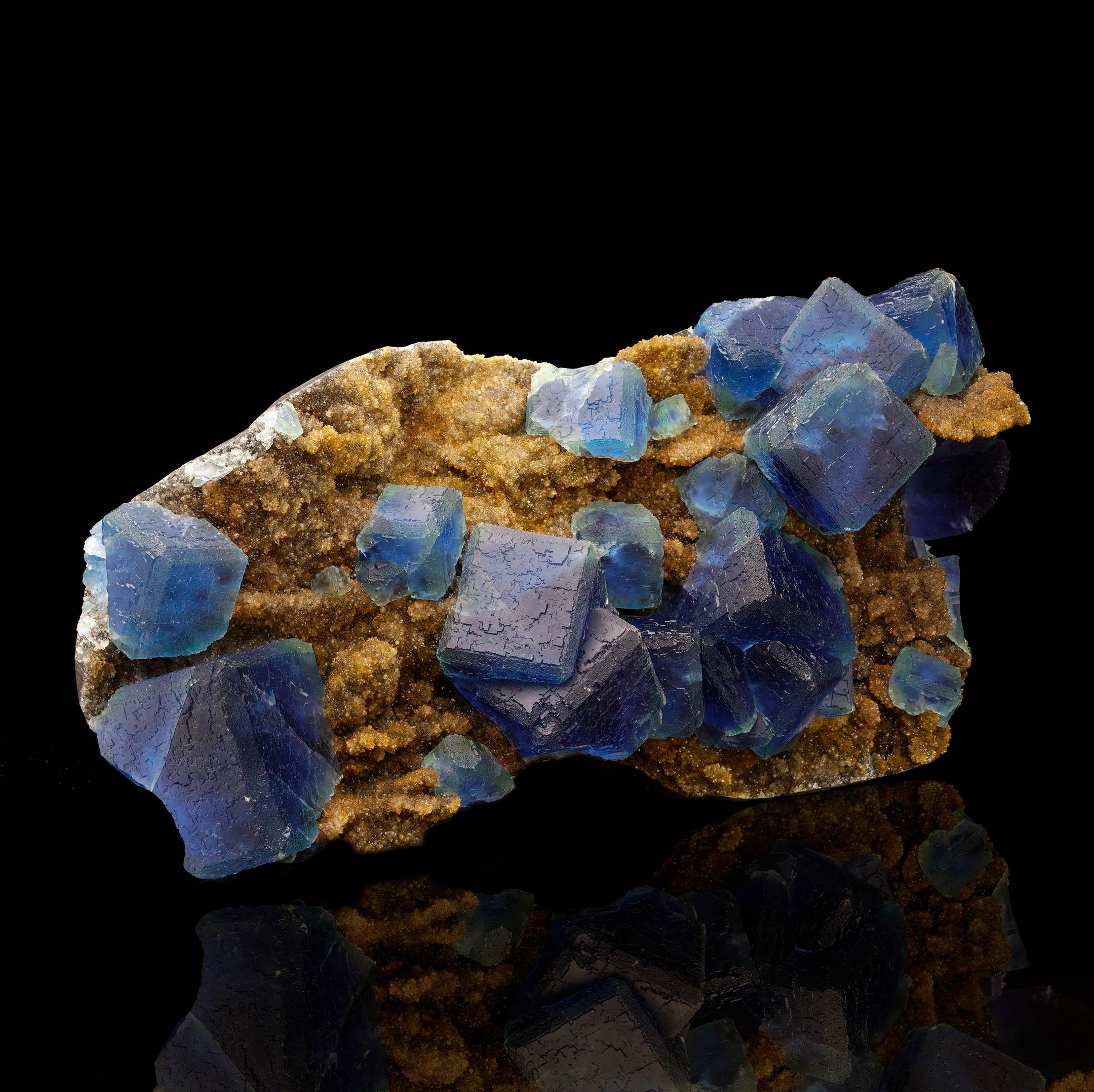 Chinese Fluorite on Druzy Citrine From China For Sale