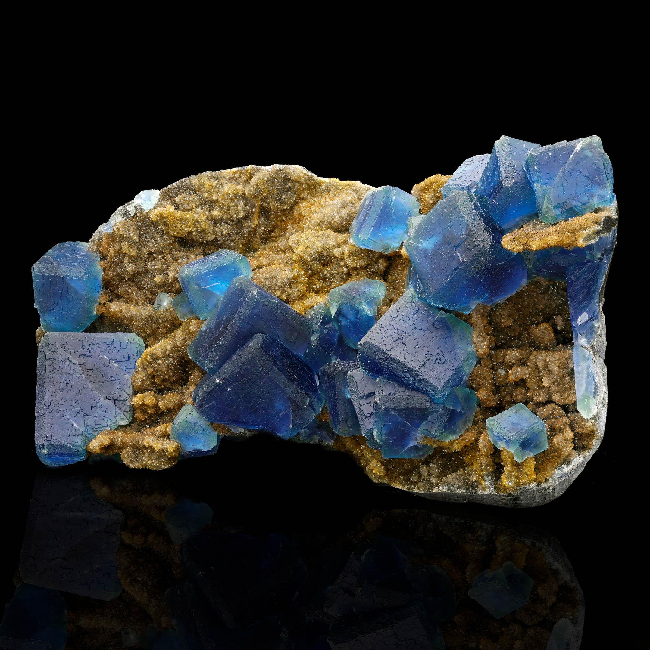 Fluorite on Druzy Citrine From China In New Condition For Sale In New York, NY