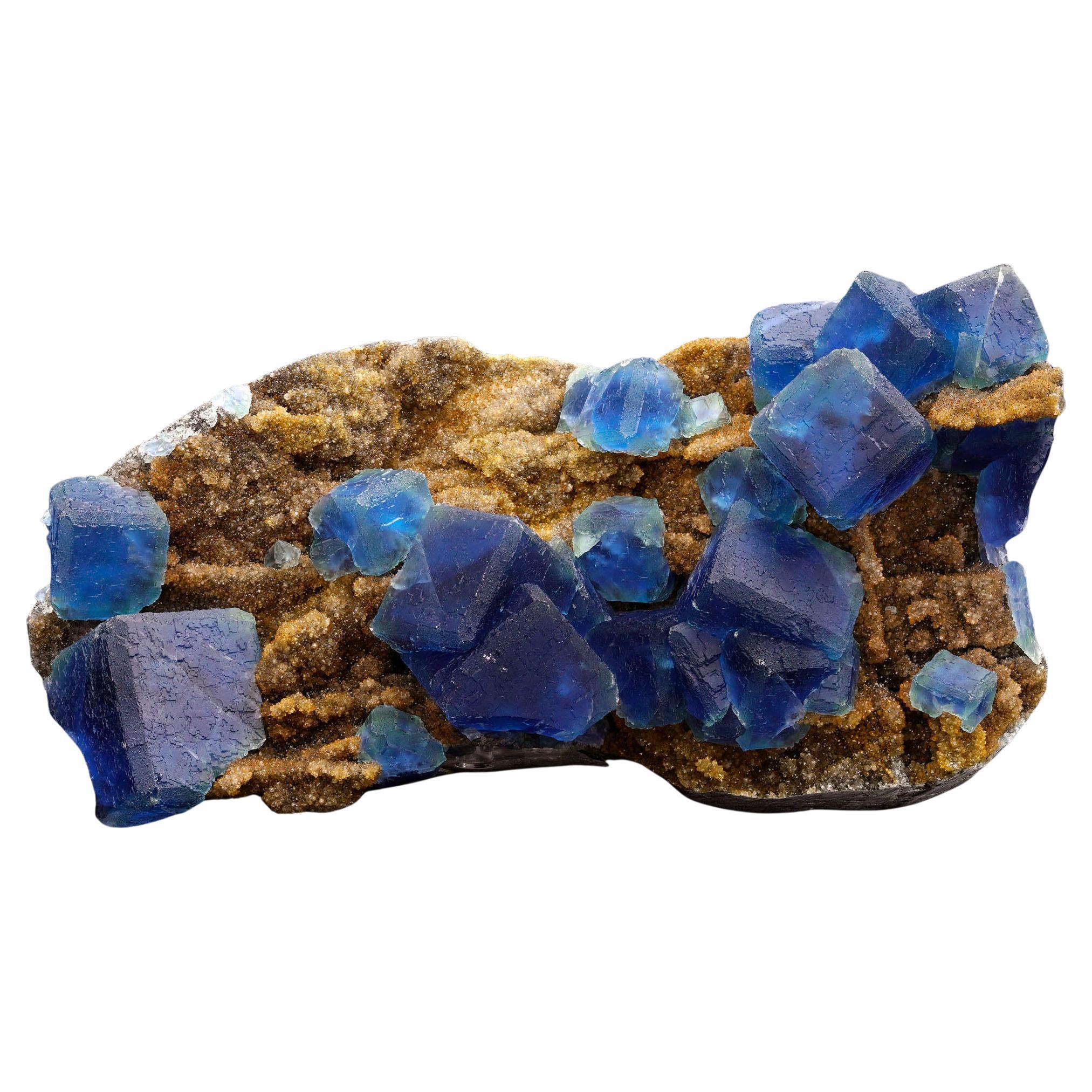 Fluorite on Druzy Citrine From China For Sale