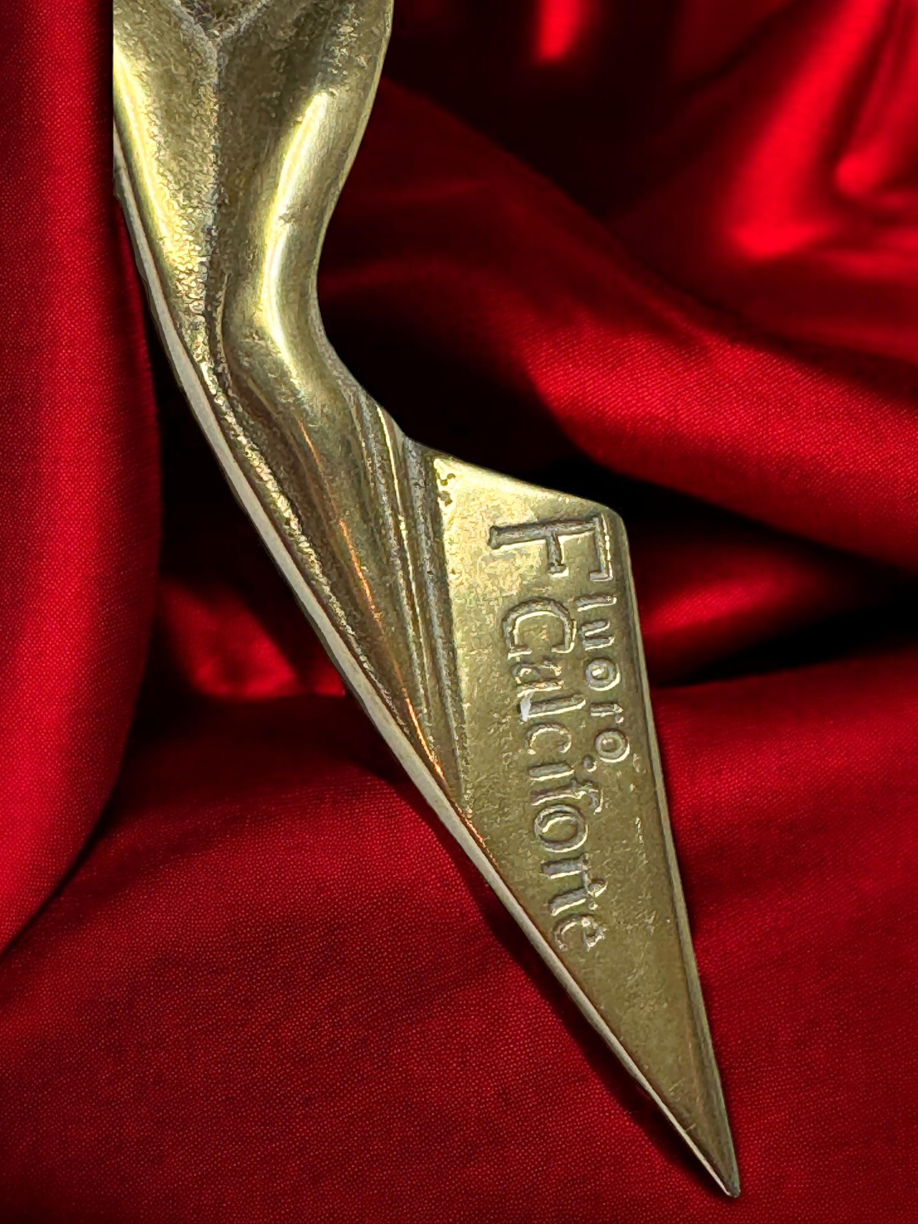 FLUORO CALCIFORTE Jugendstil Nackte Dame Brieföffner Antik 1900s im Angebot 5