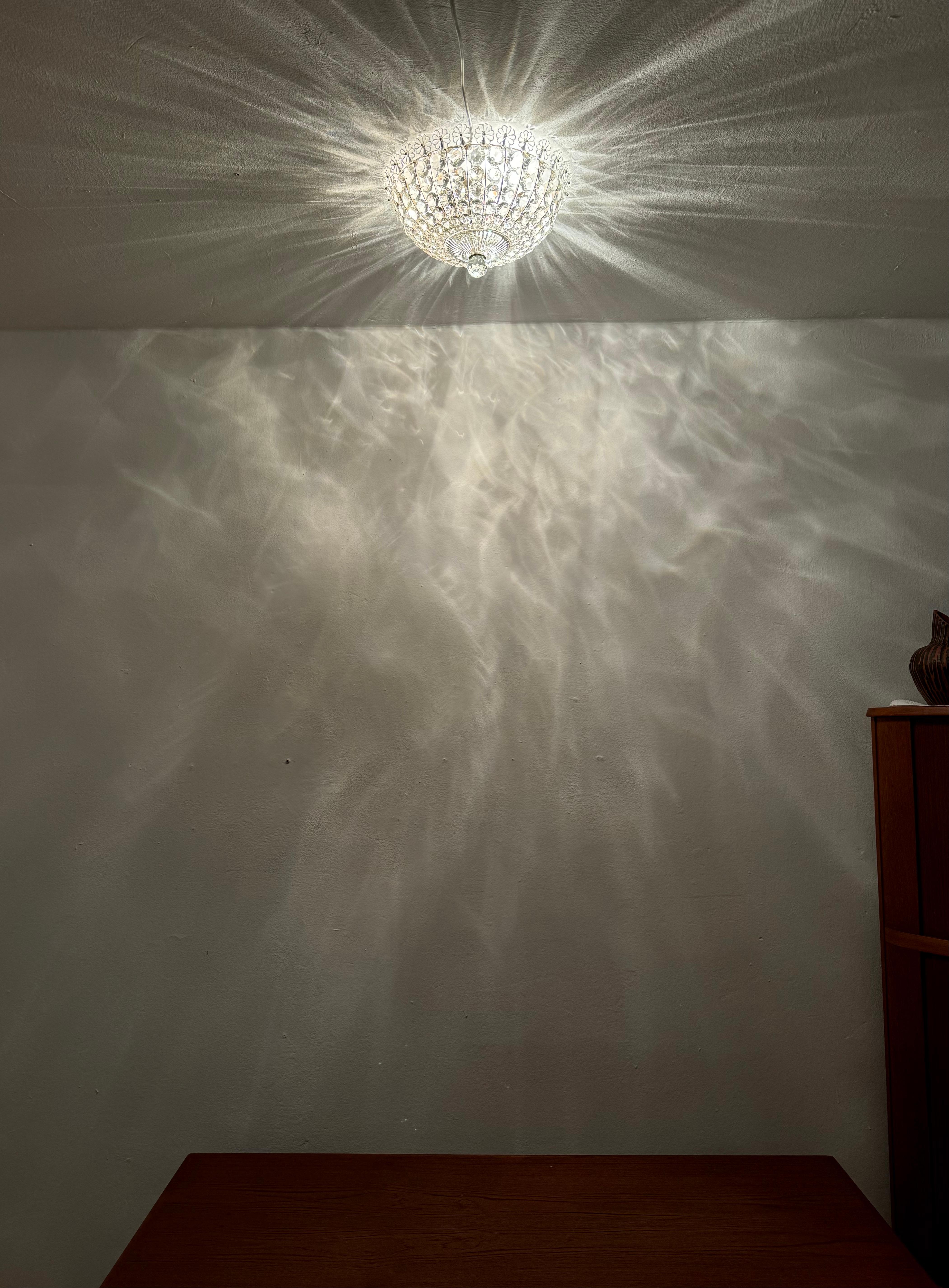 Flush Chandelier by Bakalowits For Sale 4
