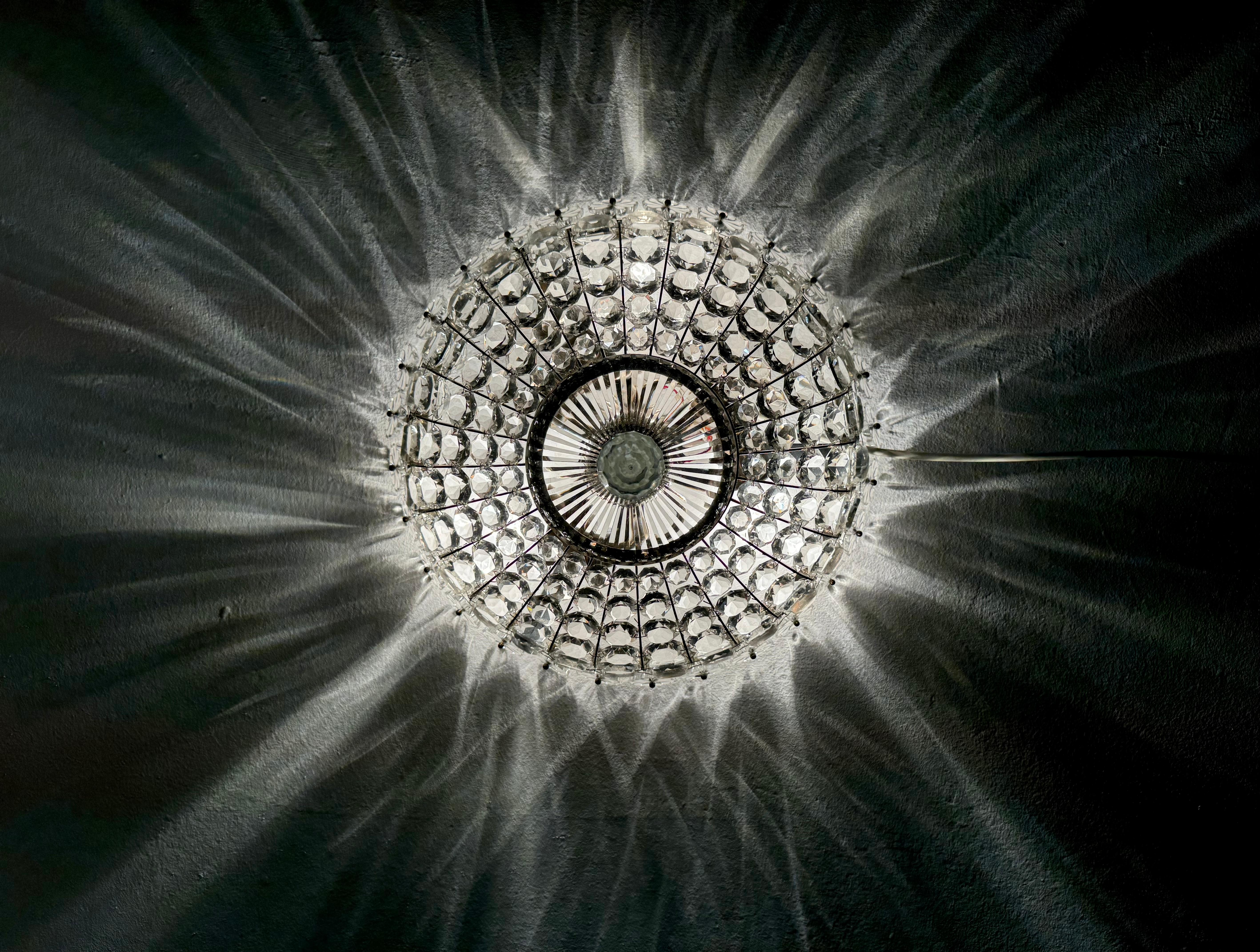 Flush Chandelier by Bakalowits For Sale 5