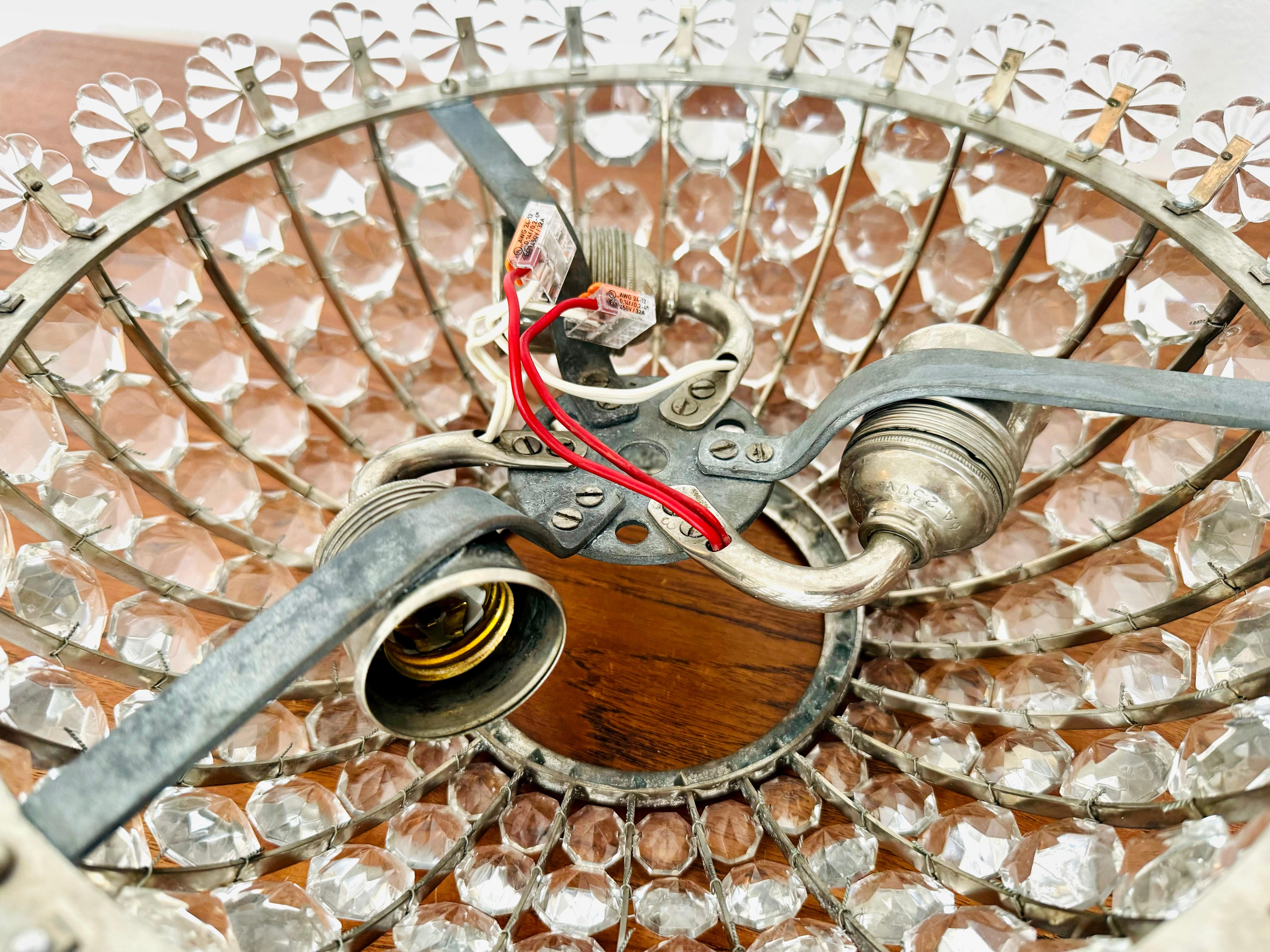 Flush Chandelier by Bakalowits For Sale 8